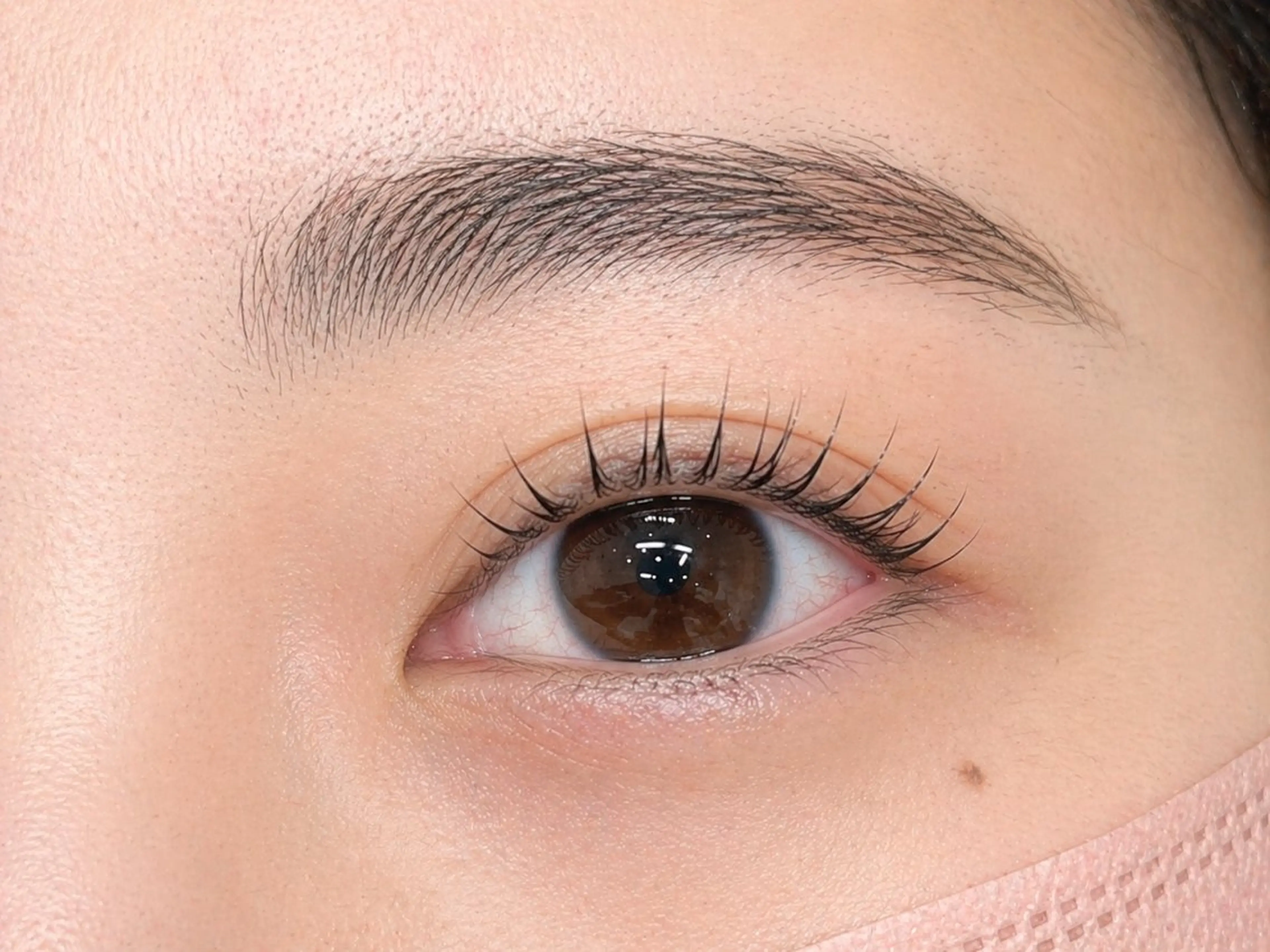 マツエク・マツパ ナチュラル 一重×まつ毛パーマ cocoru柏店💗 藤澤のマツエク・マツパデザイン