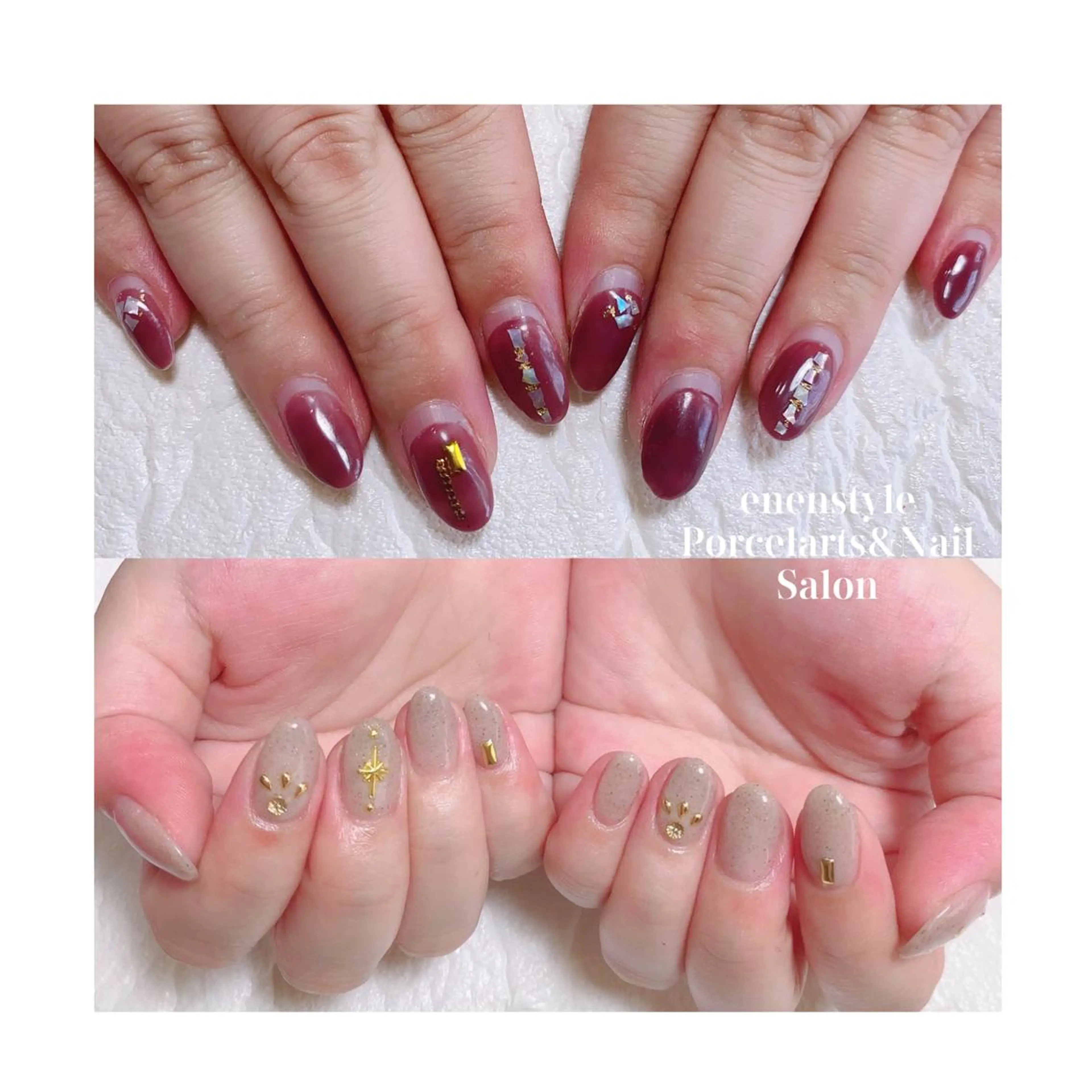 ミディアム ネイル ジェルネイル ニュアンスネイル オフィスネイル ワンカラーネイル パラジェル ハンドネイル 👑enen style👑のネイルデザイン