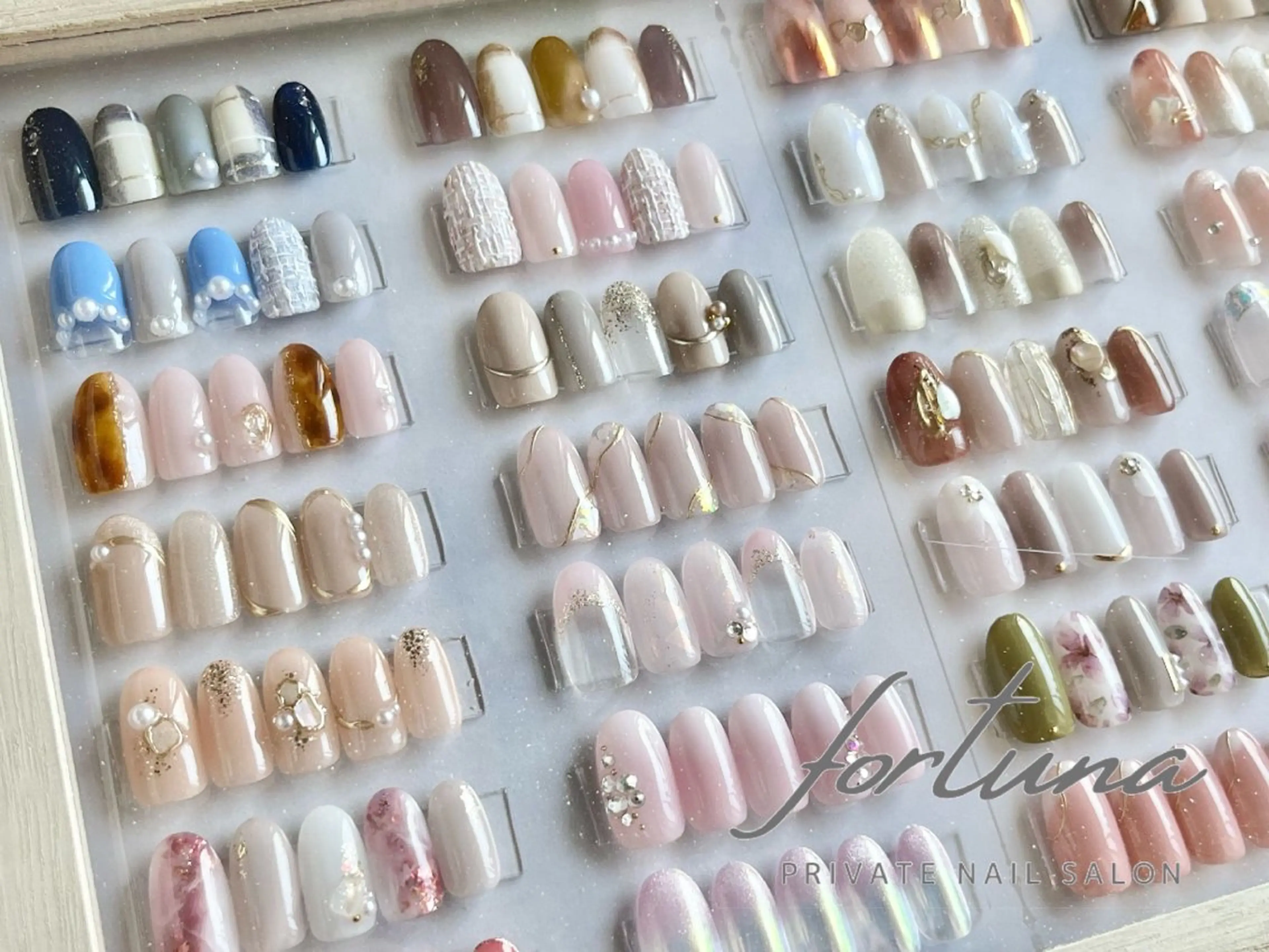 ネイル ジェルネイル パラジェル fortuna 武藤裕美のネイルデザイン