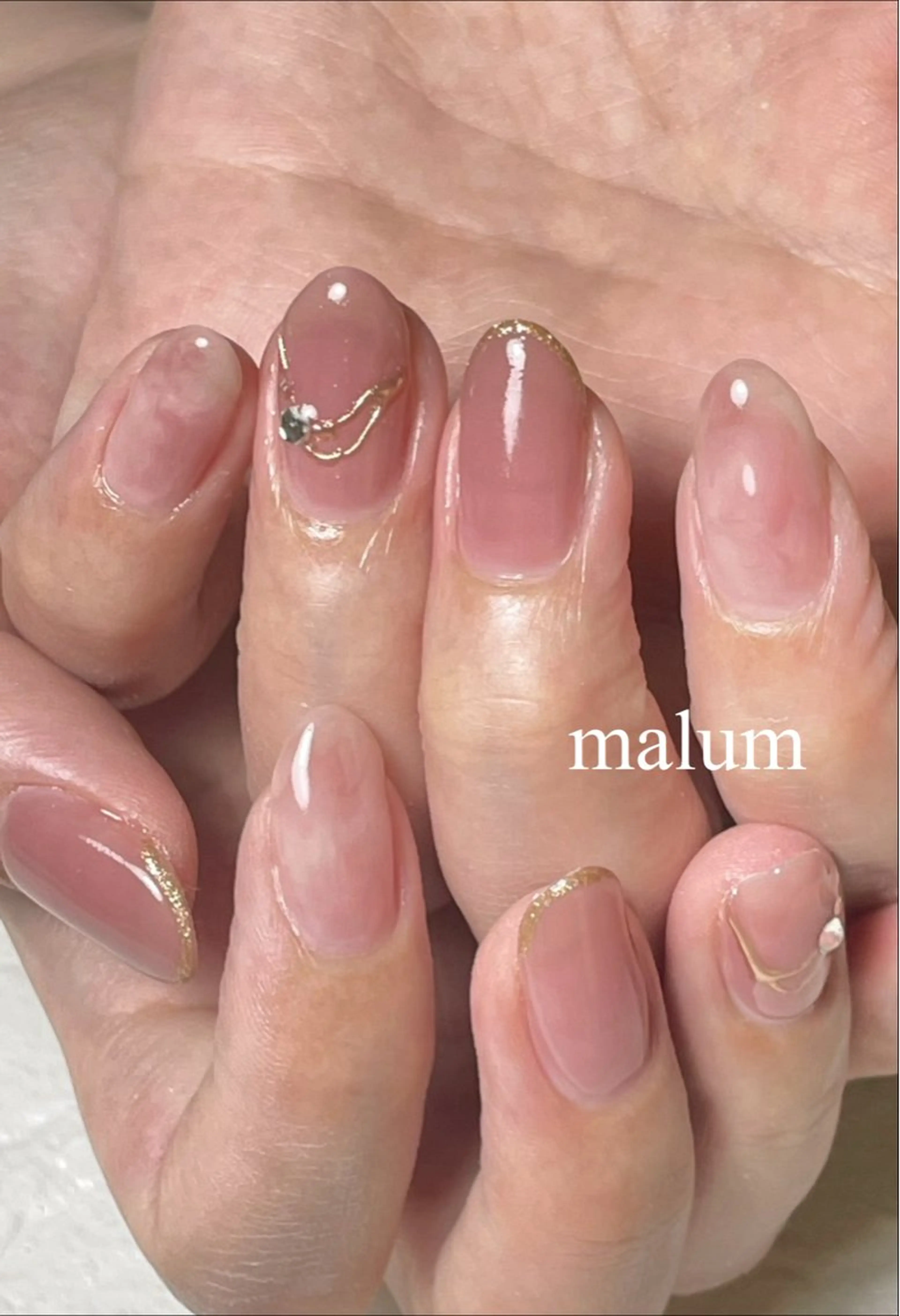 ネイル ハンドネイル malum nailのネイルデザイン
