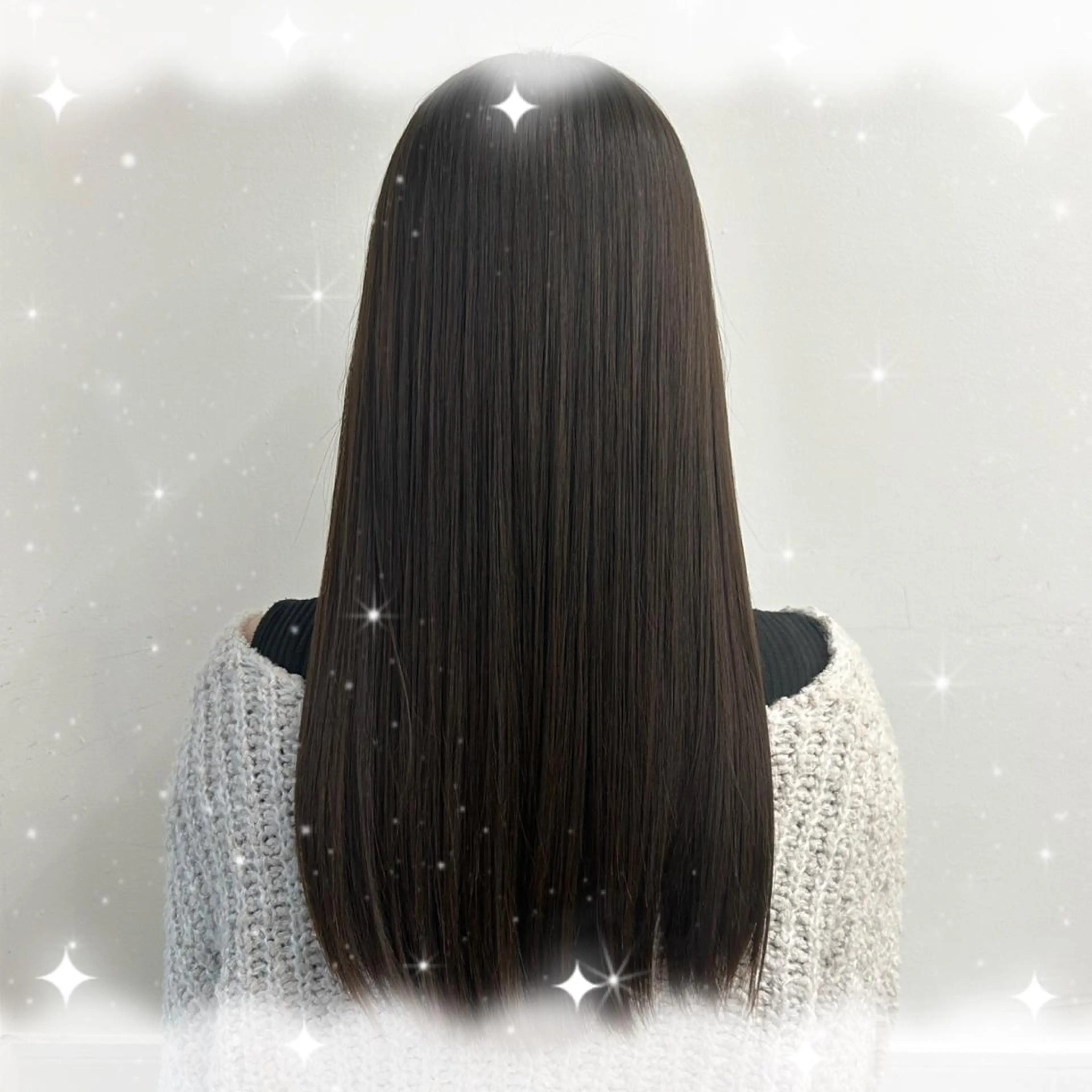 🍀癖やうねりが気になる方におすすめ🍀🌟艶っぽストレート×カット✂️の写真