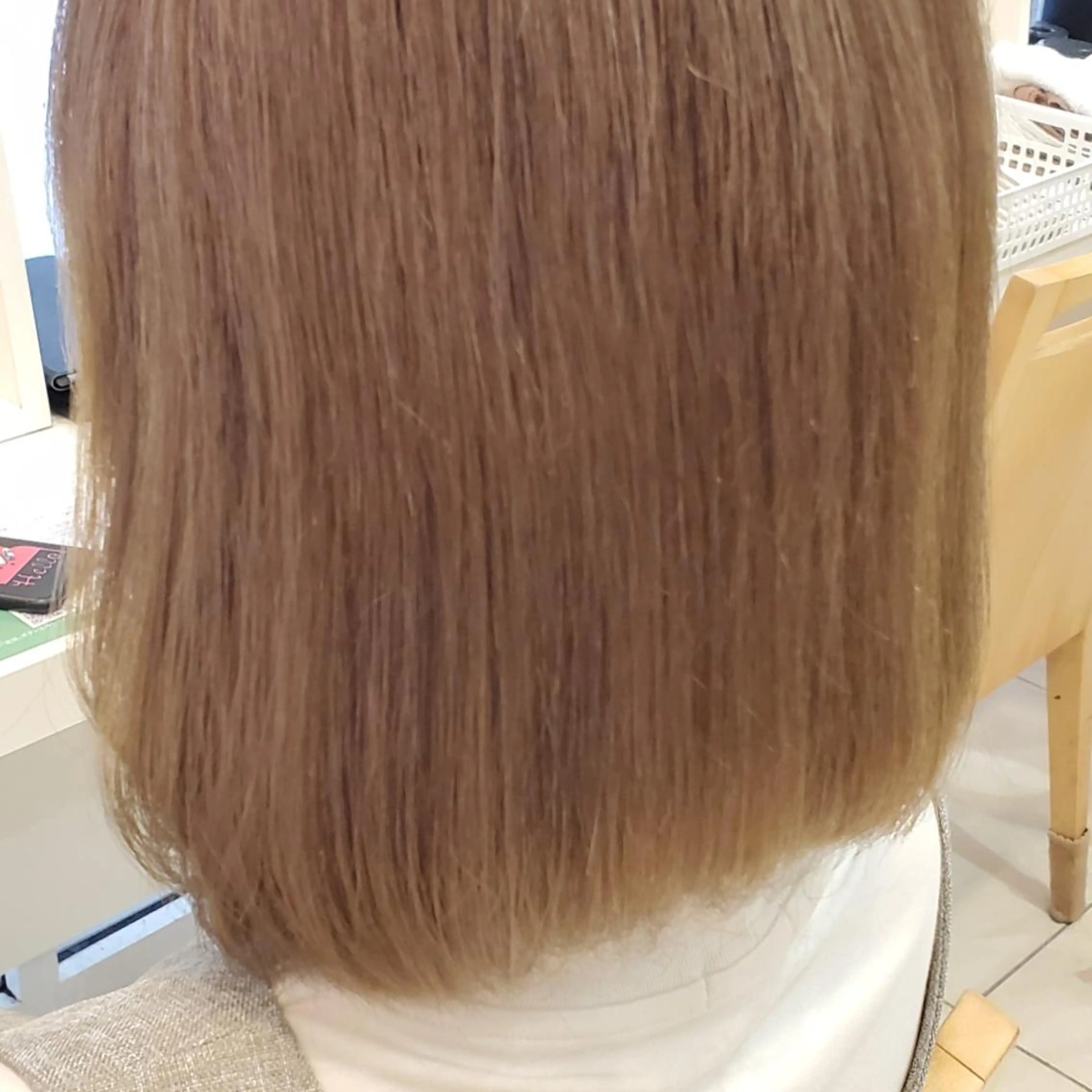 ミディアム 縮毛矯正 韓国レイヤー/髪質 改善カラー/れんのヘアスタイル