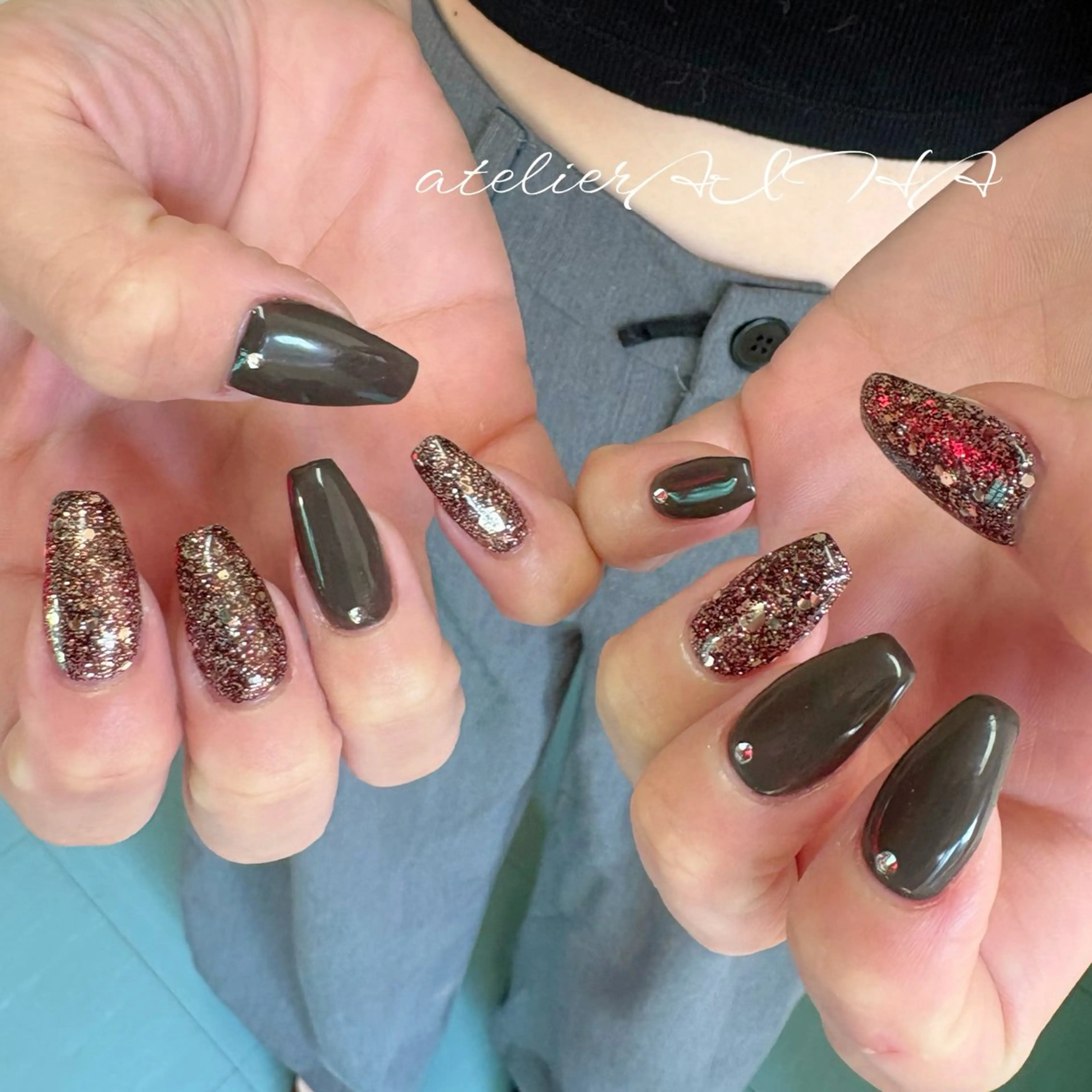 ネイル ハンドネイル アトリエAIHA★ フィルイン推奨サロンのネイルデザイン