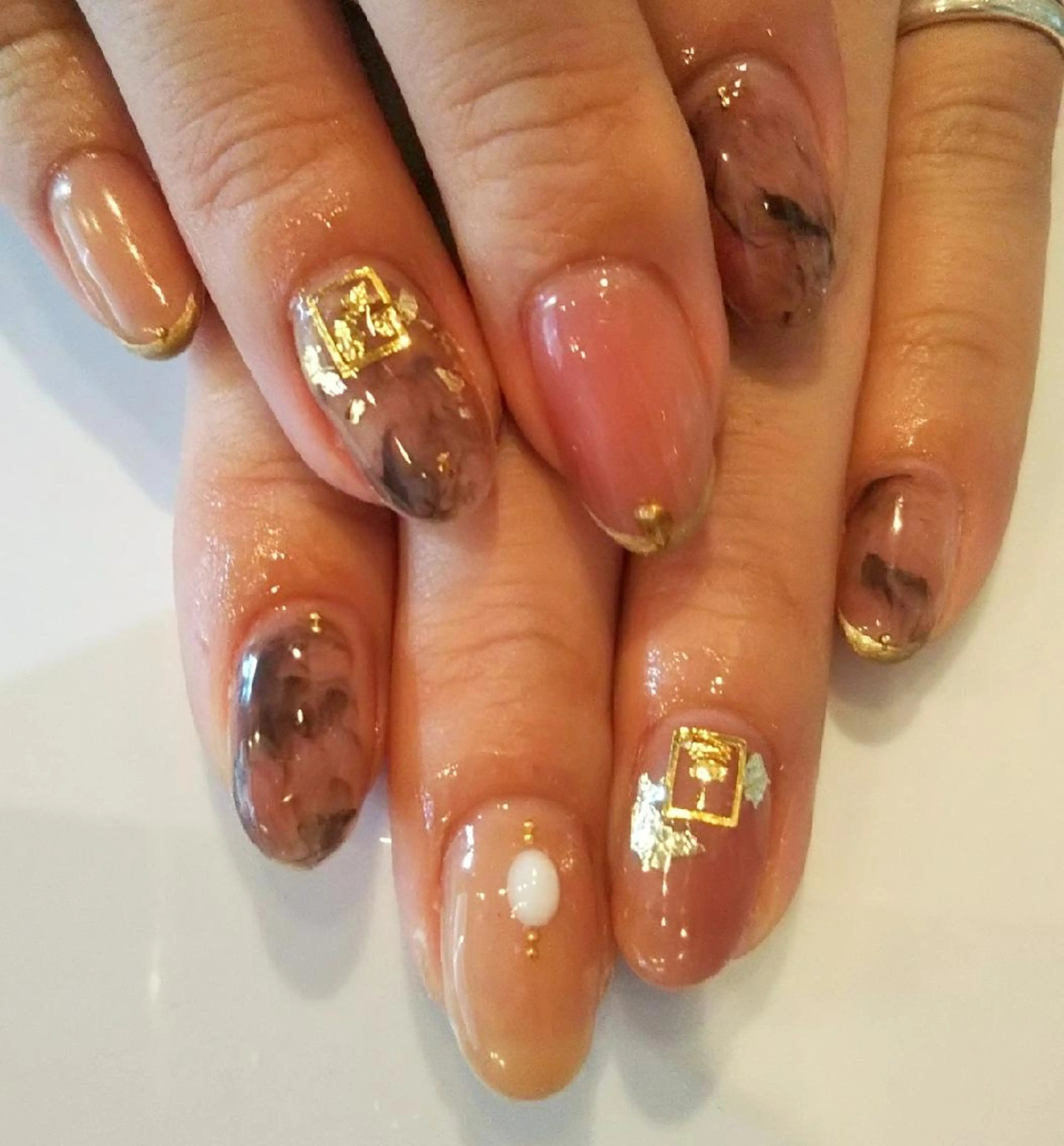 ネイル ニュアンスネイル ハンドネイル private salon mieのネイルデザイン