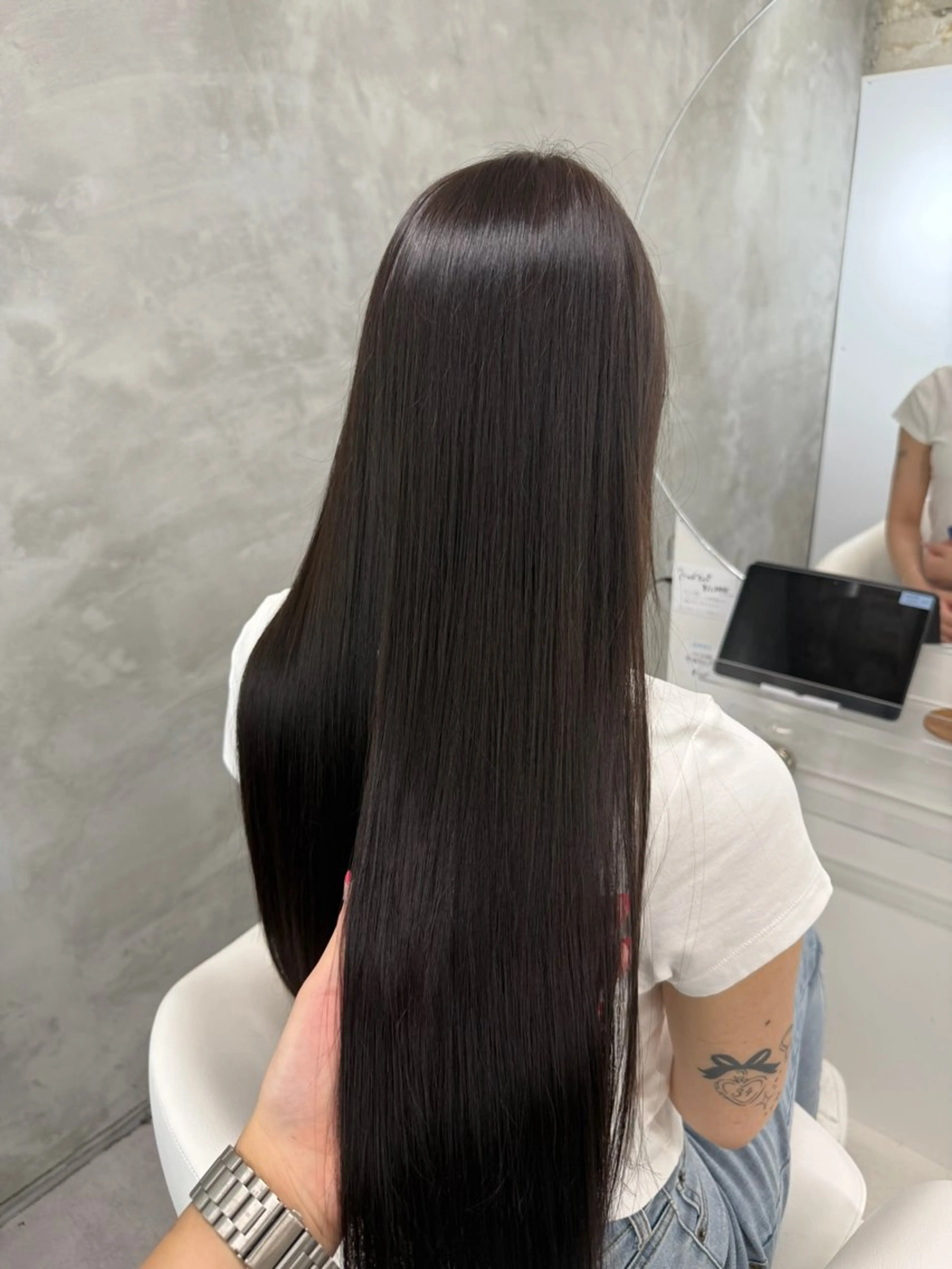 ロング カラー カット ヘアカラー トリートメント yuuna ✮ レイヤーカットのヘアスタイル