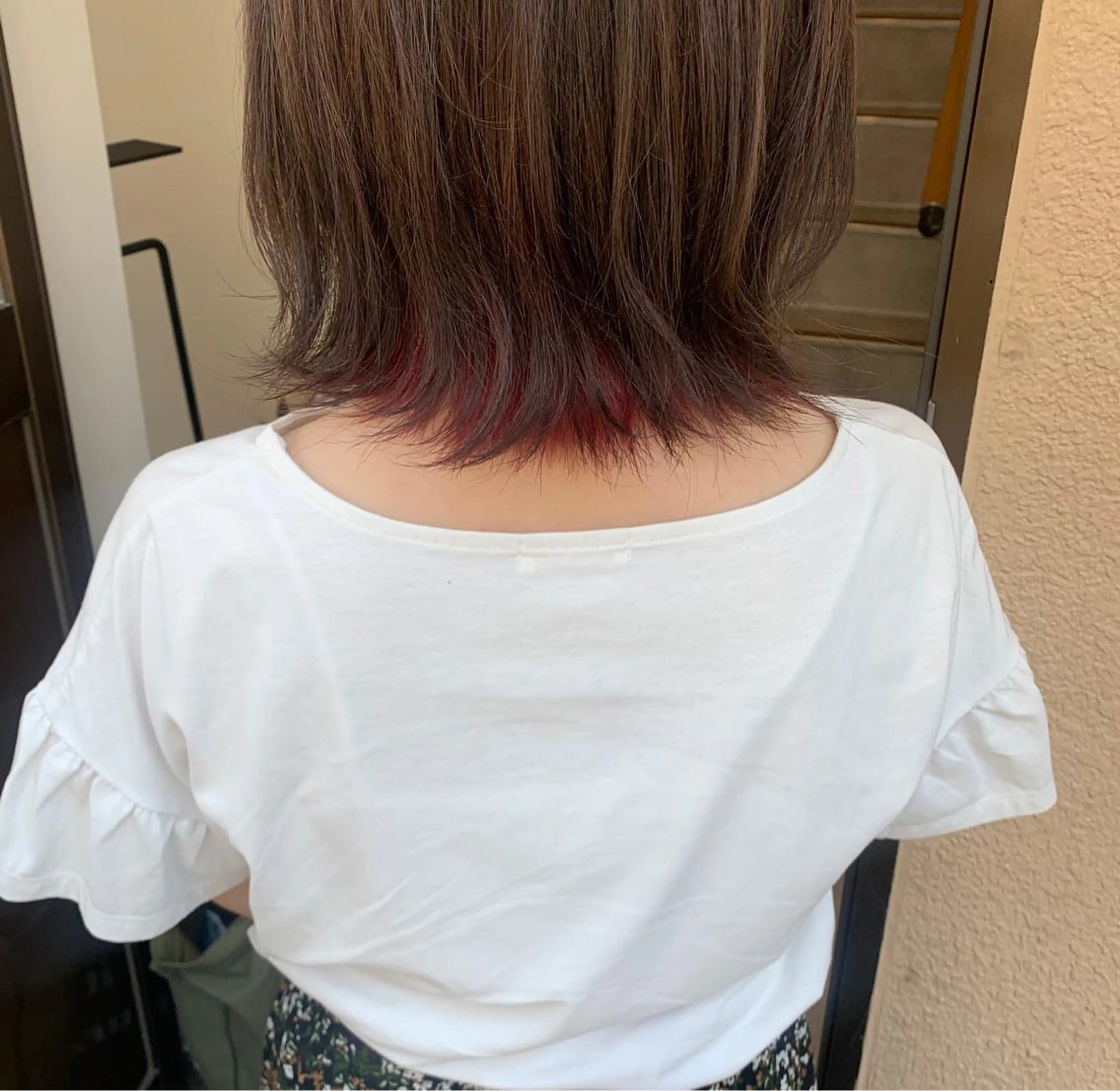 カラー インナーカラー MARU パーマ/レイヤーのヘアスタイル