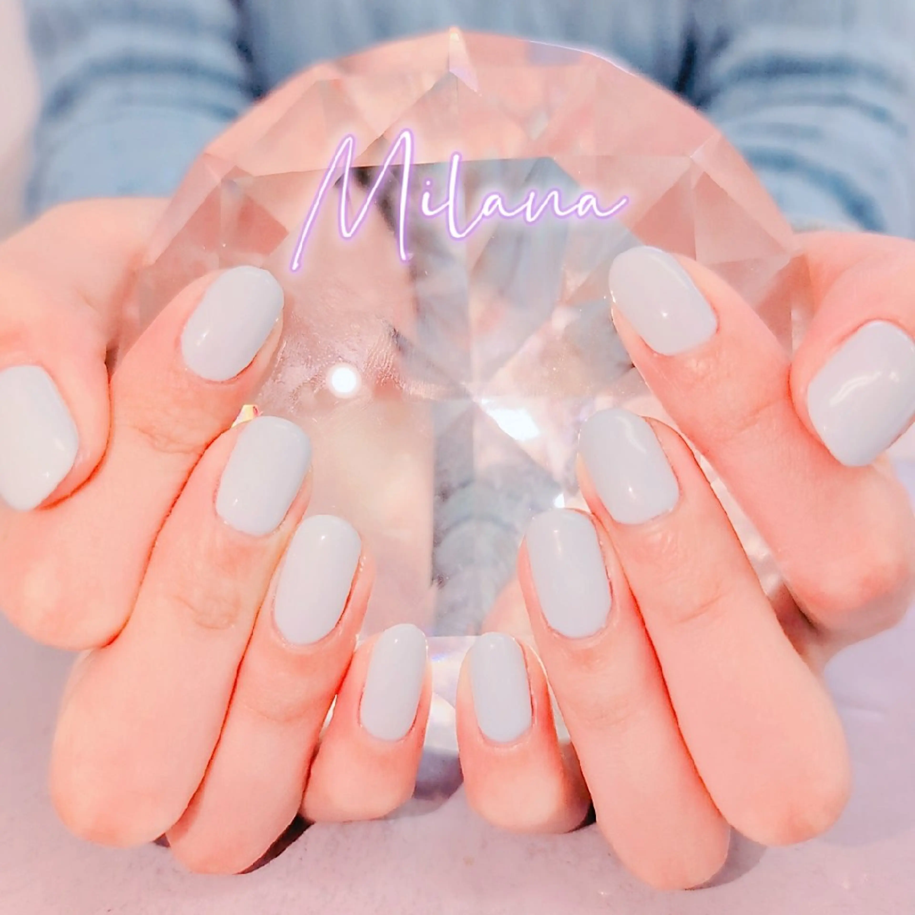 ネイル ワンカラーネイル ハンドネイル Milana 川瀬のネイルデザイン