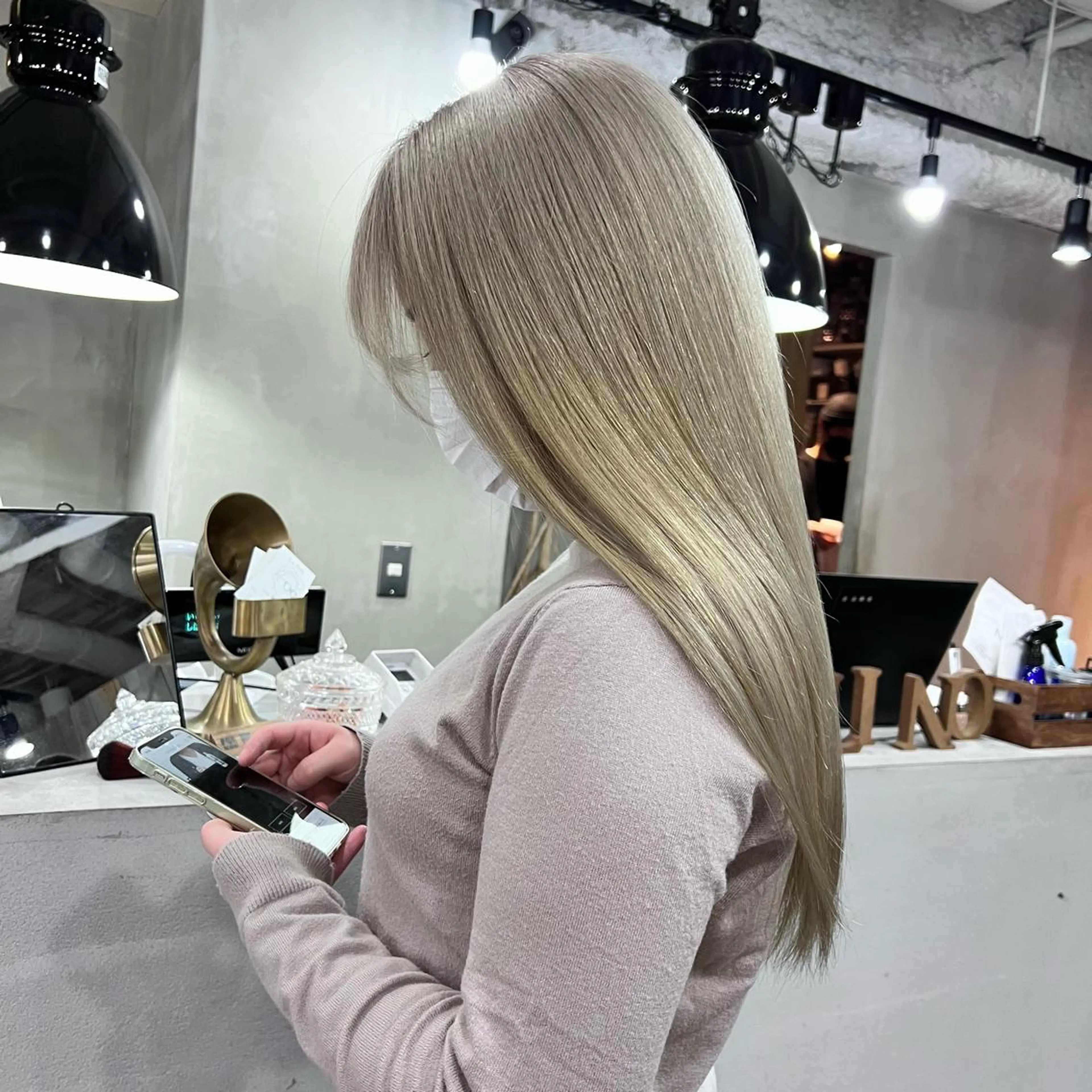 ロング カラー カット ヘアカラー トリートメント 🌕PePe　菅 タイシ🌕のヘアスタイル