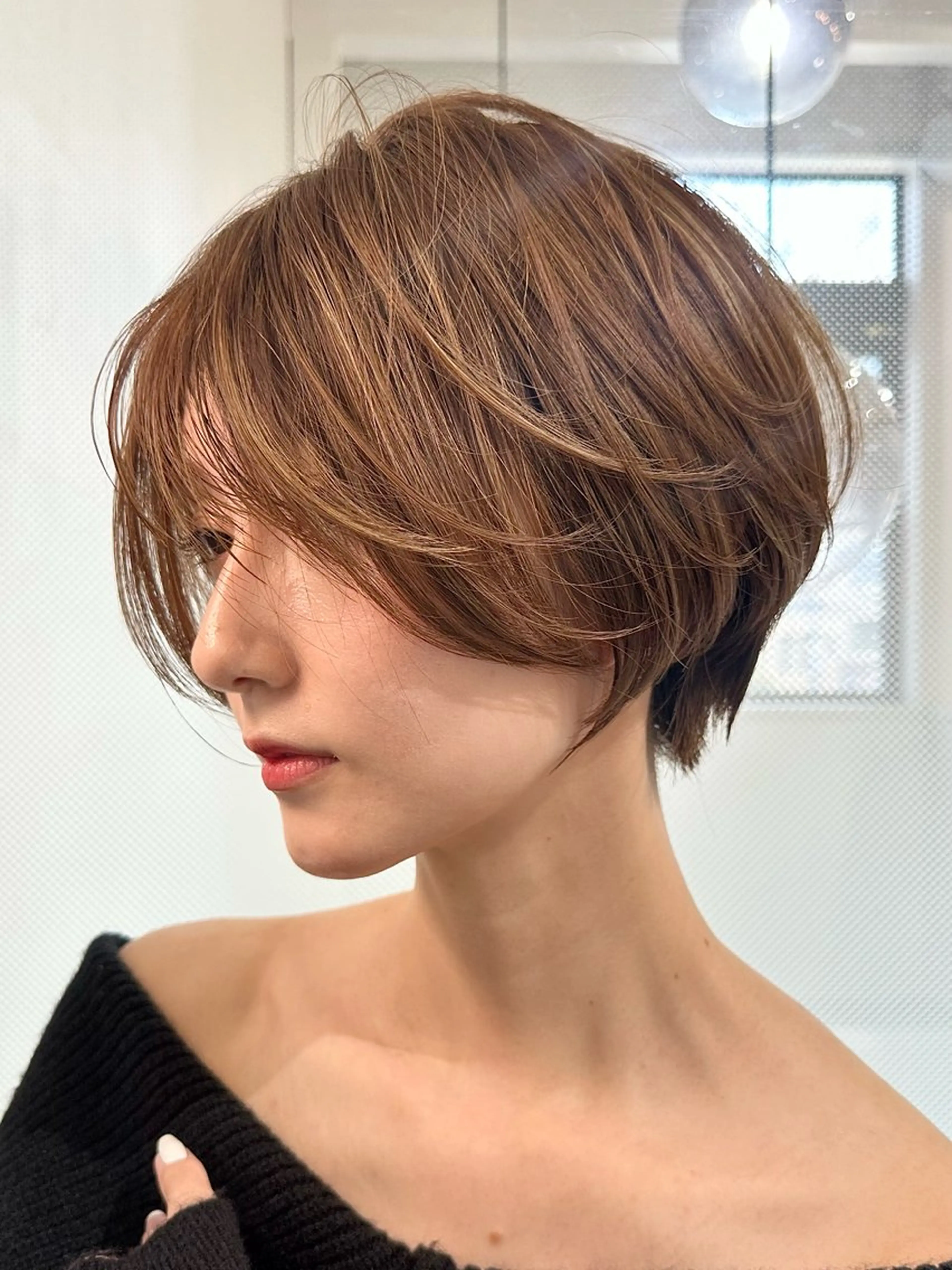ショート ショートヘア カット ヘアカラー トリートメント ヘッドスパ taiga レイヤー /髪質改善/矯正🌈のヘアスタイル