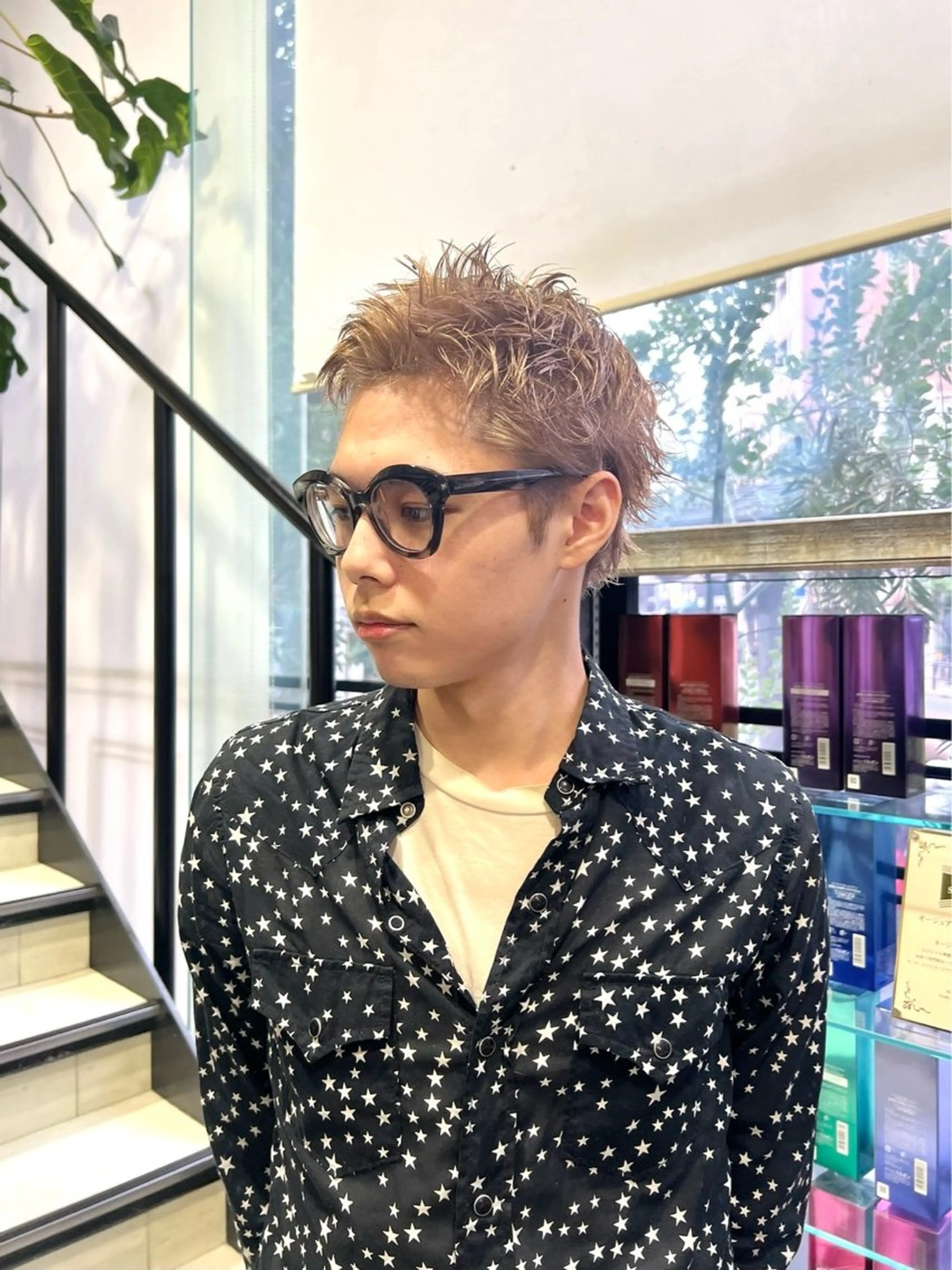 メンズ レイヤー／マツエク 💋𝑨𝑵𝑵𝑨のヘアスタイル