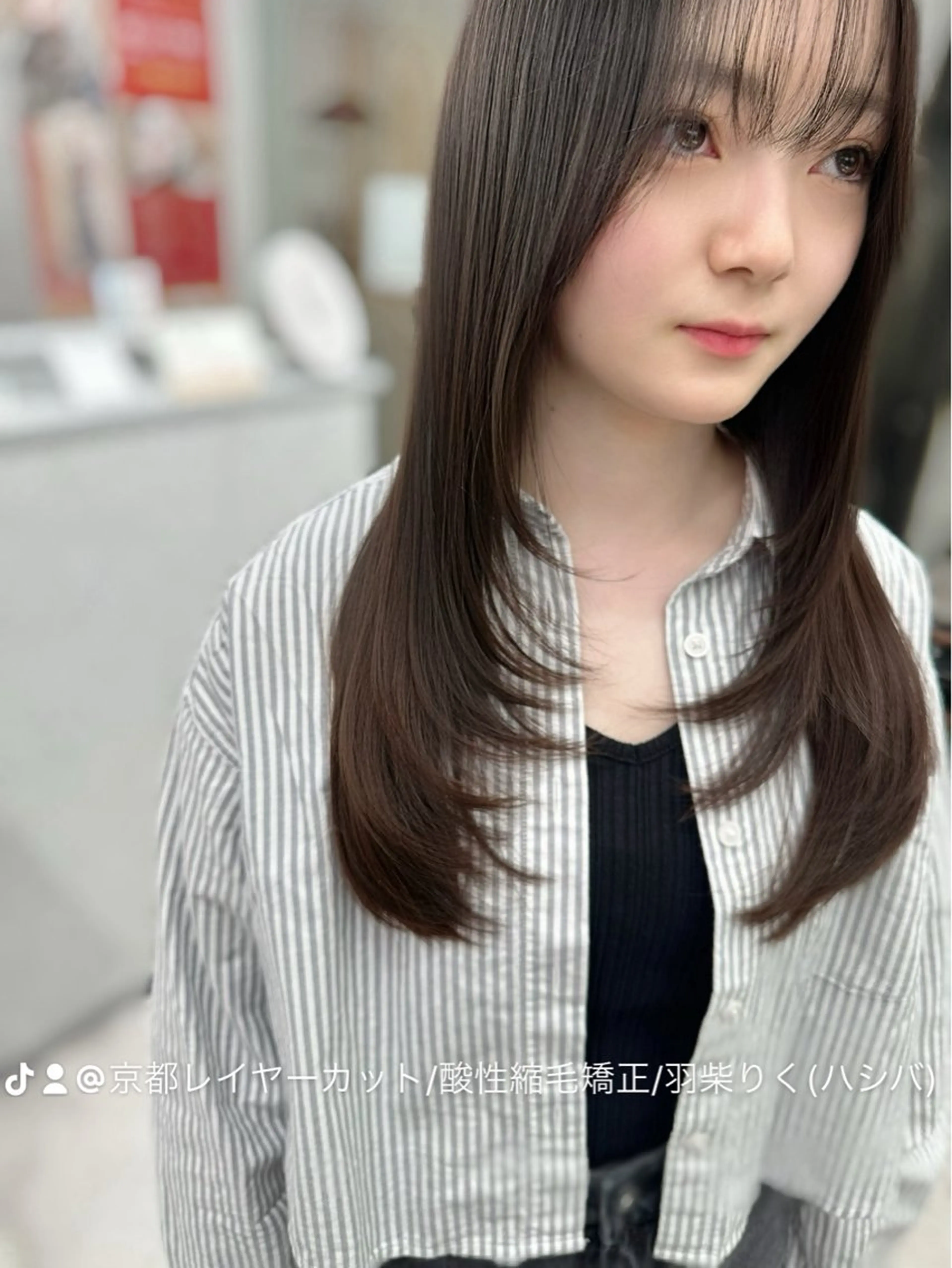 ロング レイヤーカット/ 髪質改善/羽柴りくのヘアスタイル