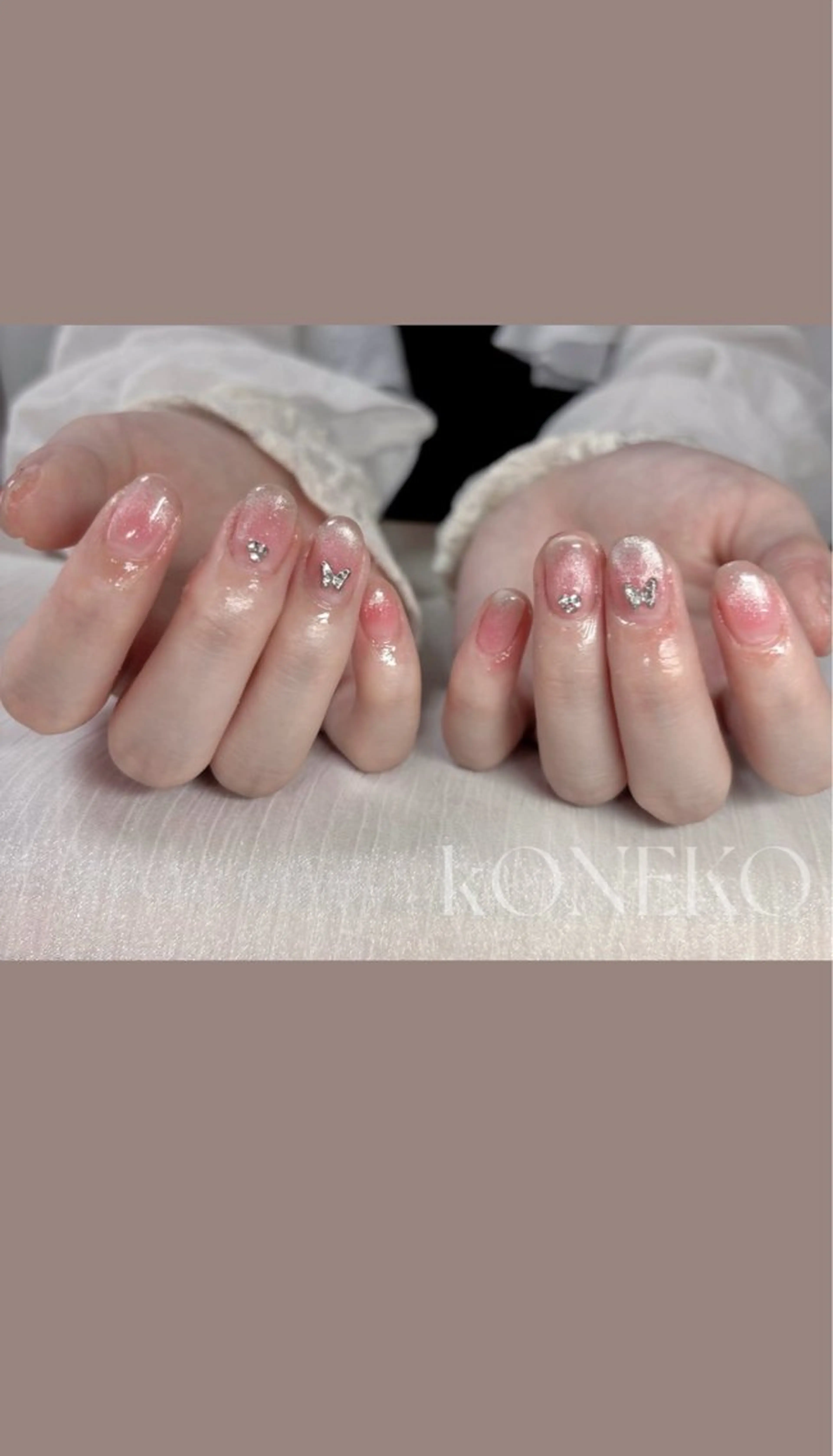 ネイル コネコネイルサロン モデル用のネイルデザイン