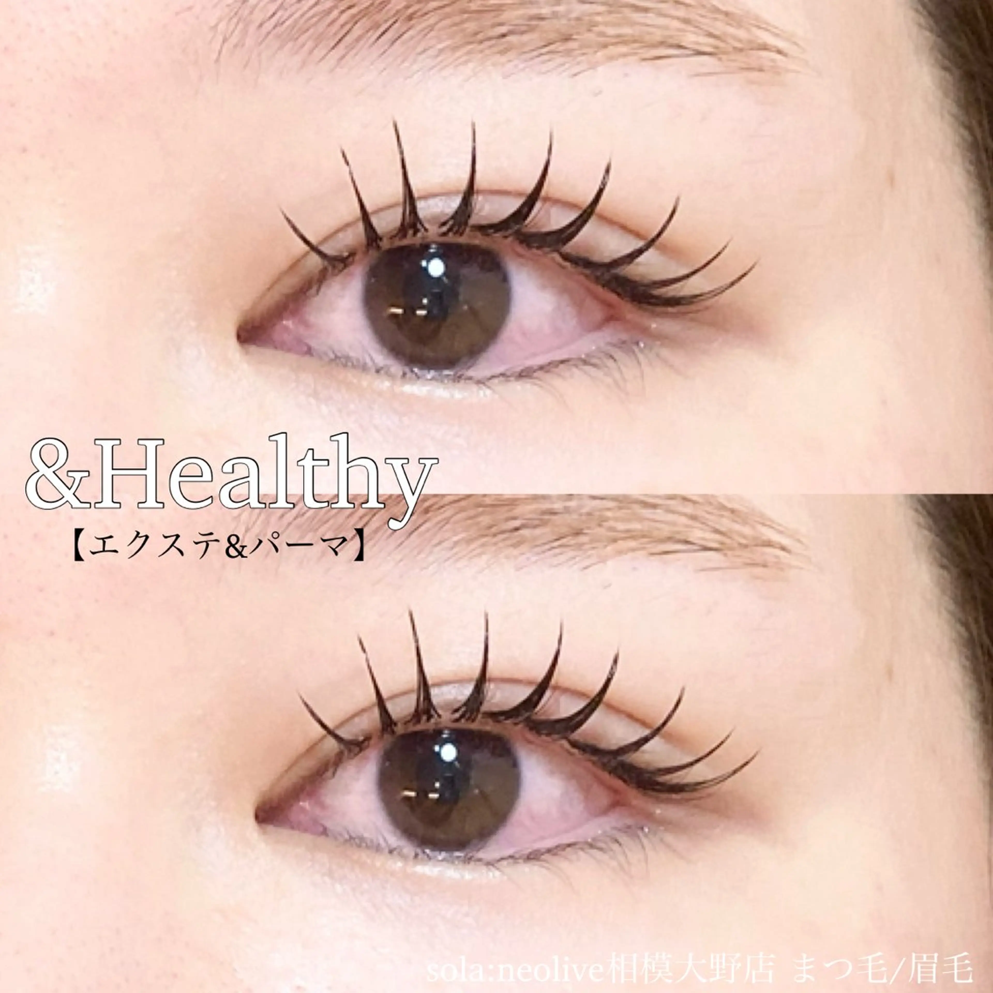 マツエク・マツパ 一重×まつ毛パーマ sola: neolive出沼のマツエク・マツパデザイン