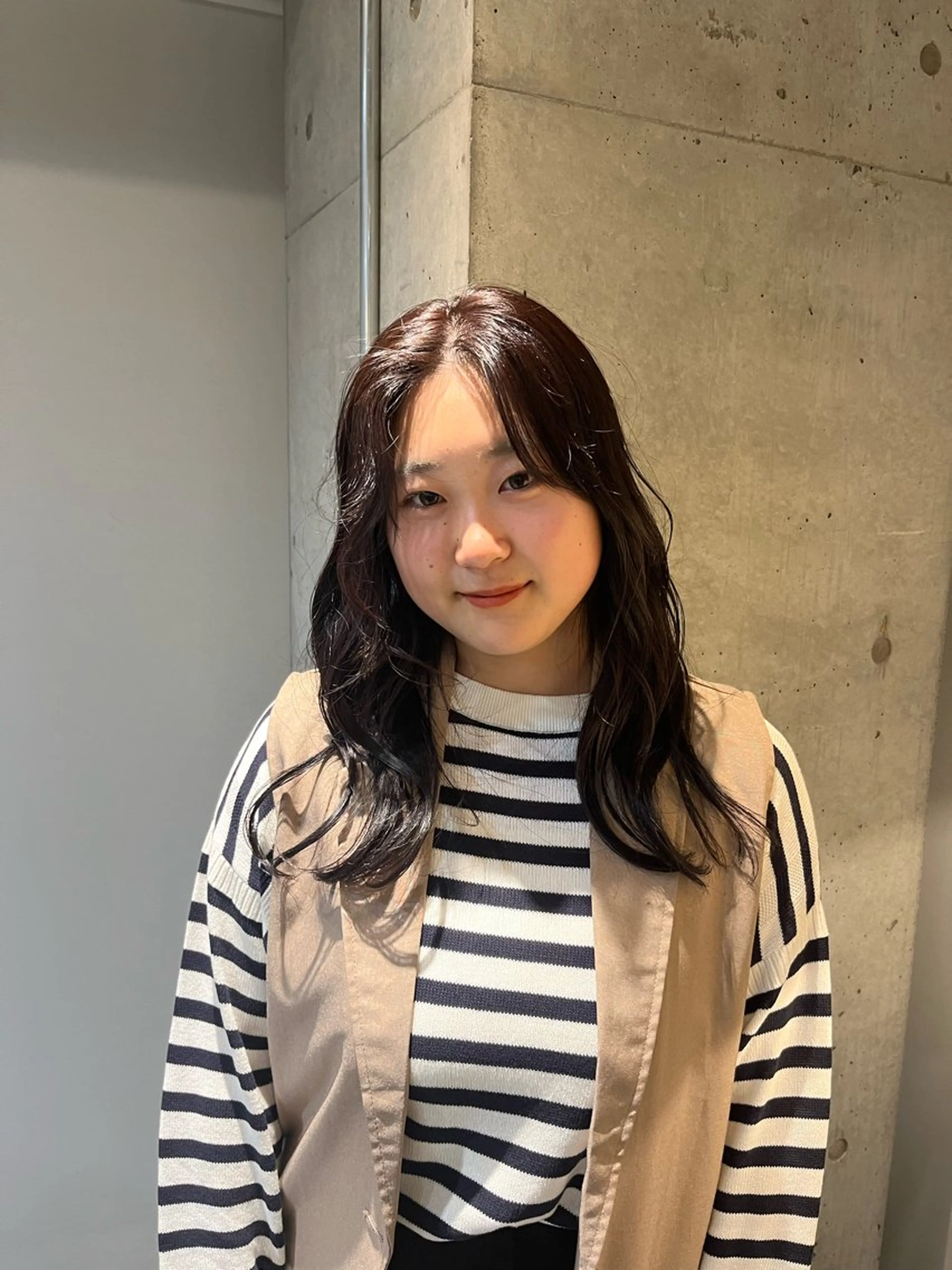 カラー 透明感カラー ラベンダーカラー レイヤー/ベージュ mikuのヘアスタイル