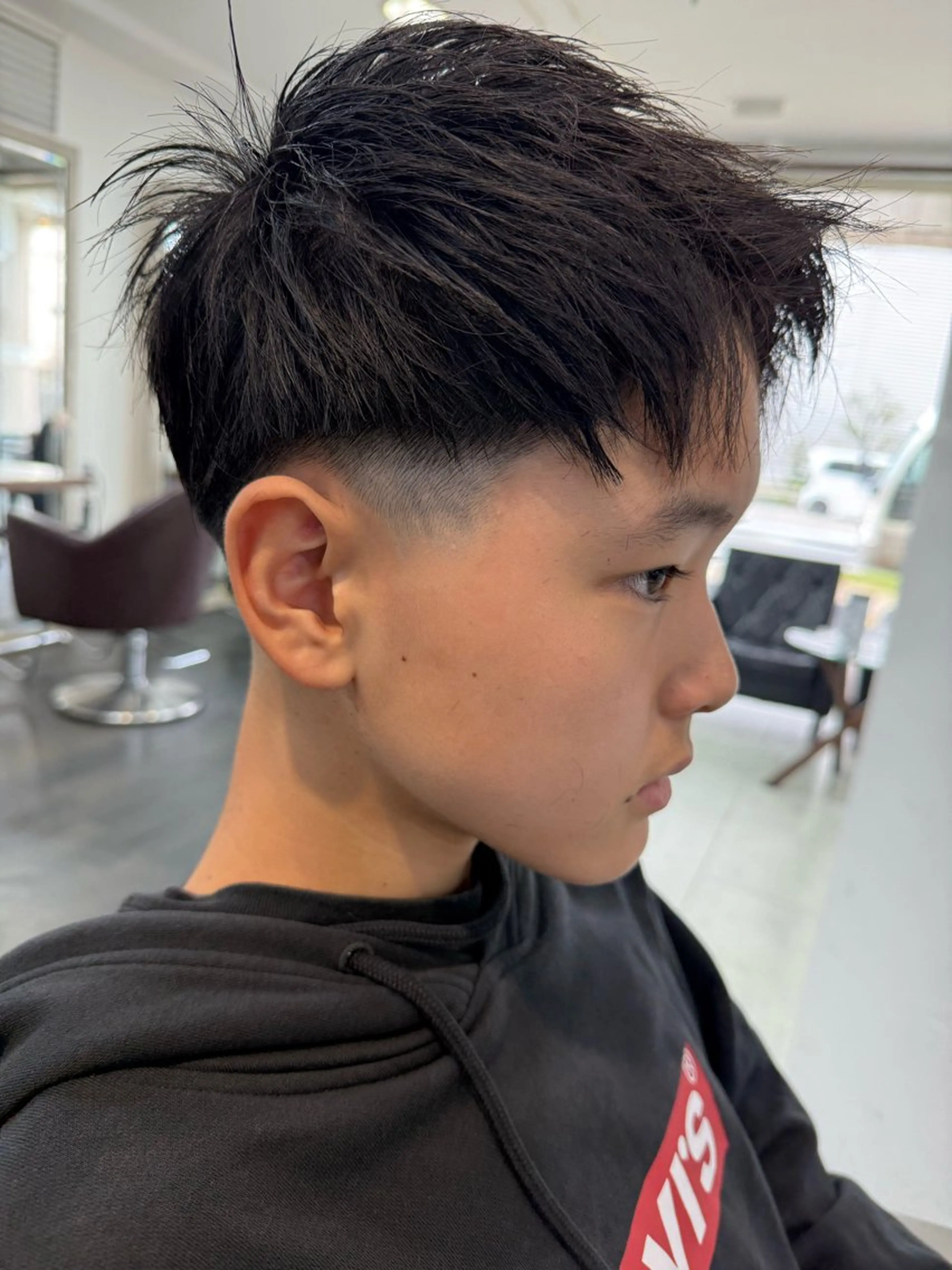 ショート メンズ フェードカット カット メンズパーマの達人 / タカシマダイスケのヘアスタイル