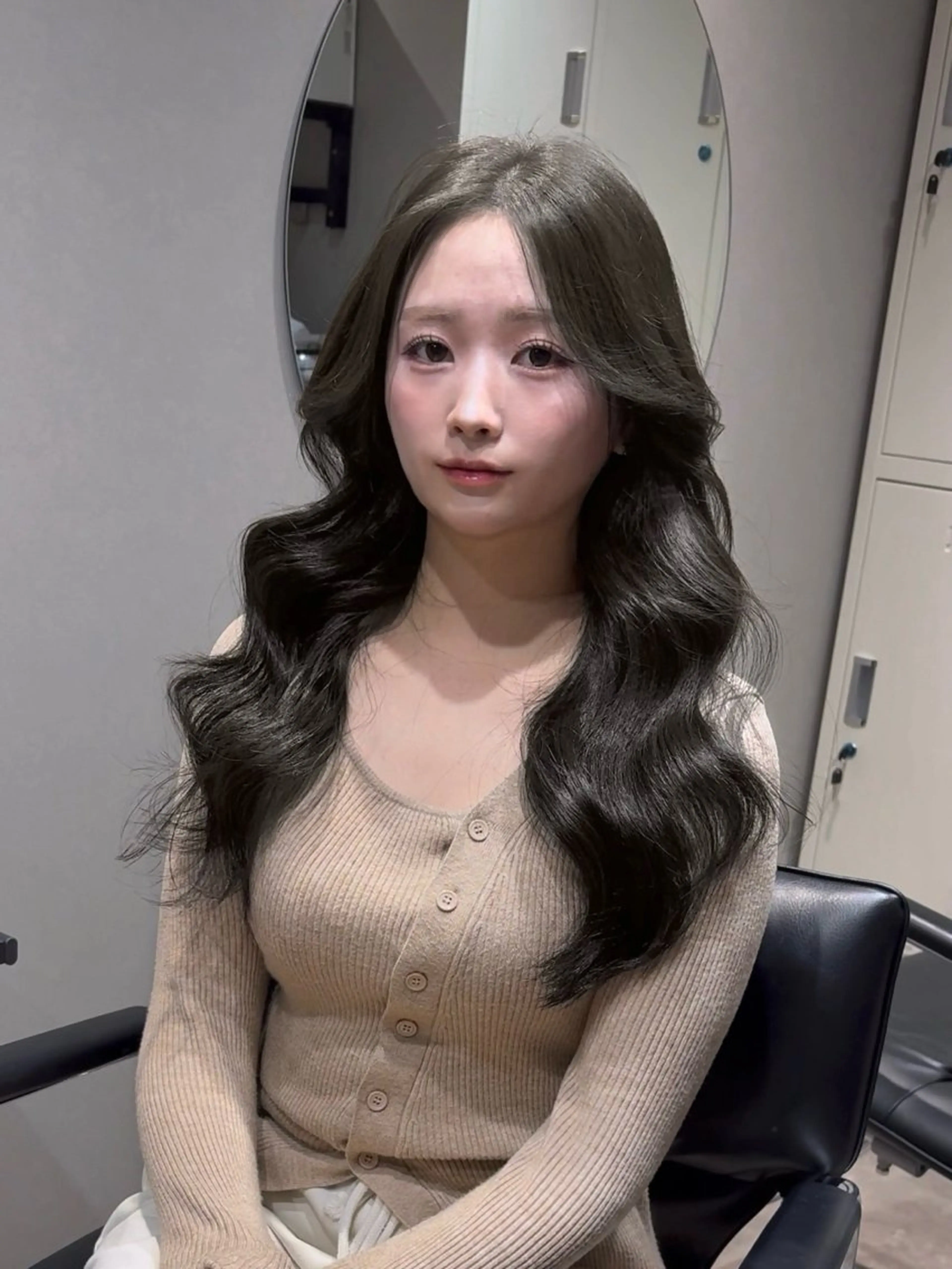 カラー ヘアカラー meby所属・🩵福岡ブリーチなし レイヤー/紫音🩵のヘアスタイル