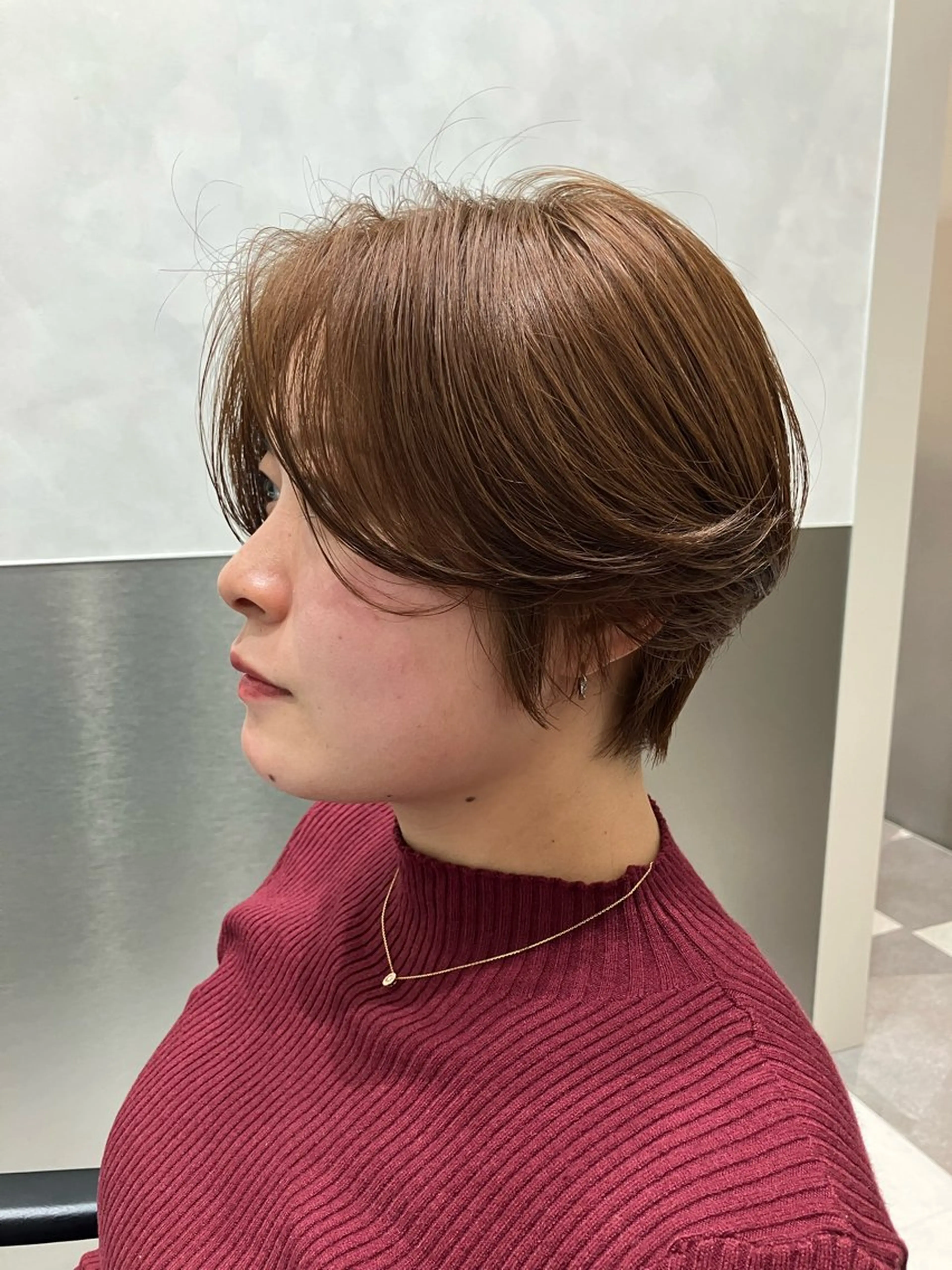 ショート カット ヘアカラー トリートメント GO TODAY SHAIRE SALON原宿vita店舗所属・💖ブリーチなし透明 感💖ASAHIのヘアスタイル