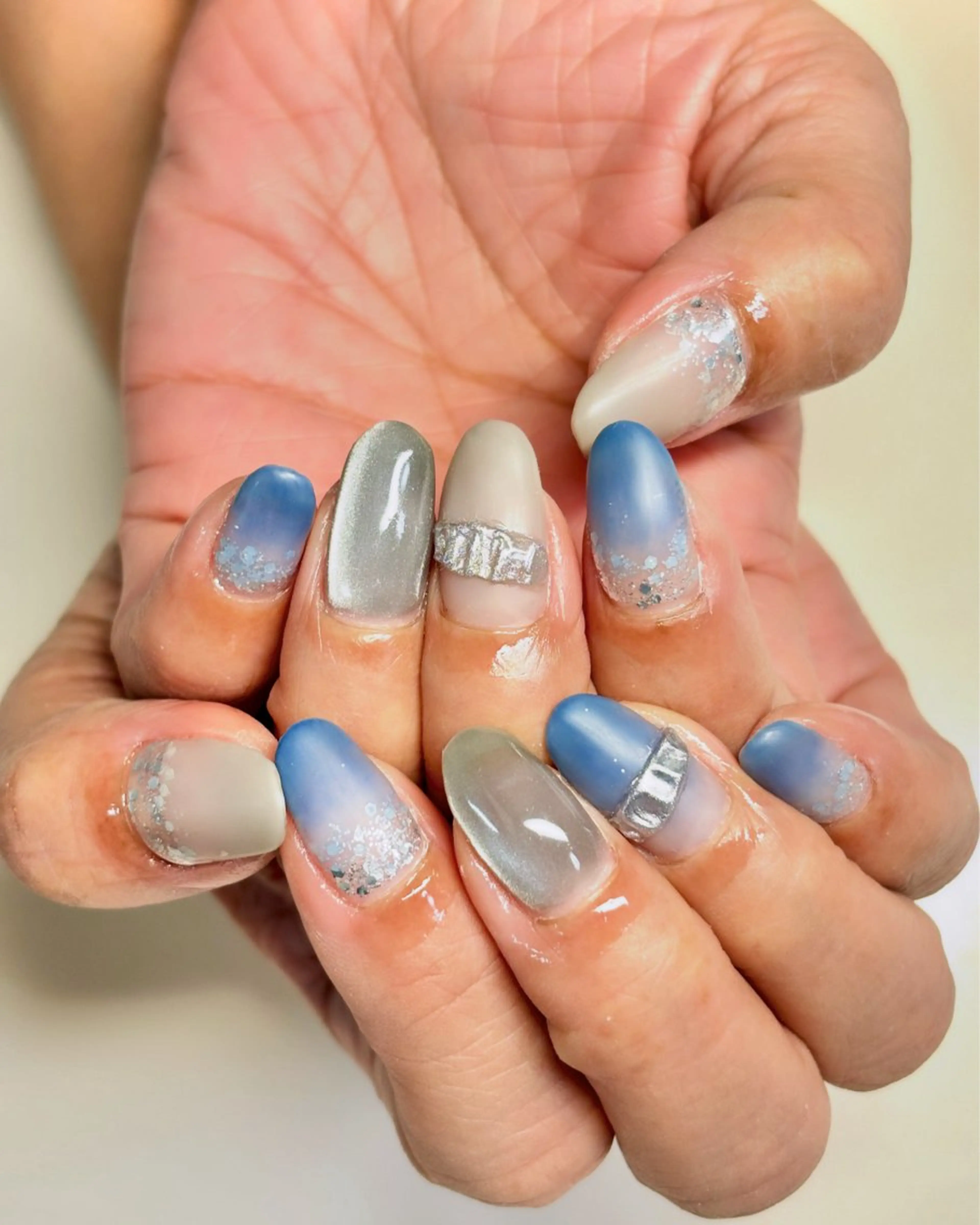 ネイル グラデーション マットネイル ハンドネイル ハンドケア ジェシー ネイルのネイルデザイン