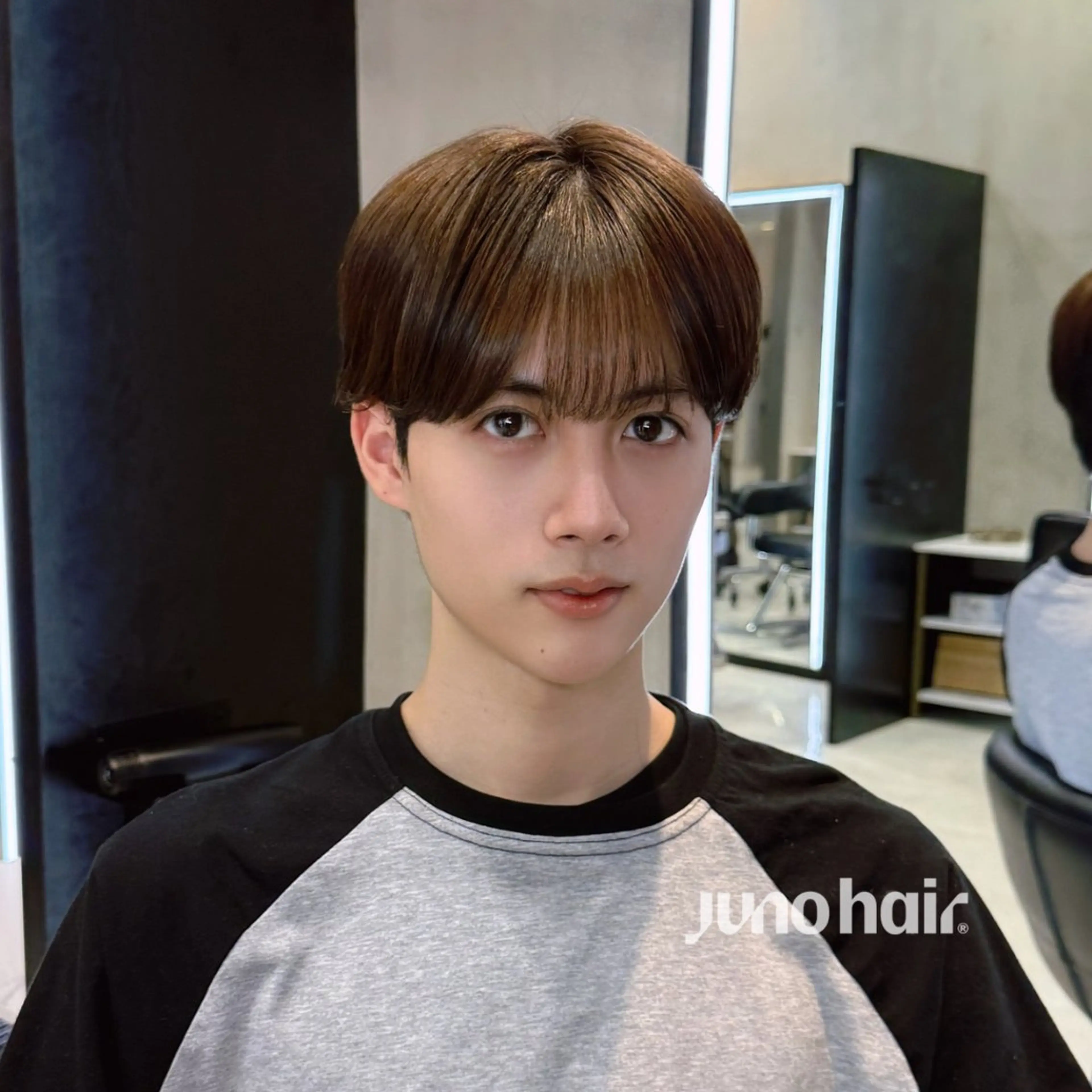 メンズ ダウンパーマ マッシュ メンズパーマ シースルーマッシュ カット パーマ 韓国レイヤー🪽 無重力パーマナツキのヘアスタイル