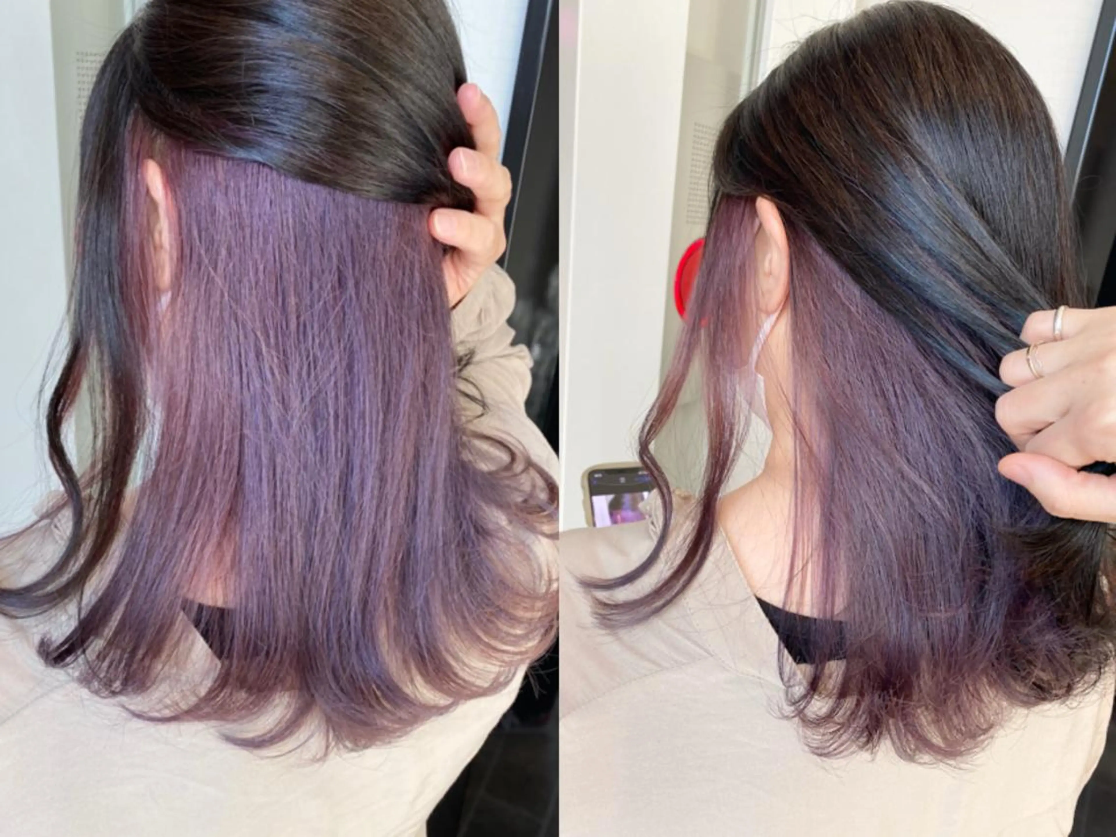 セミロング ＳＨＩ ＺＵのヘアスタイル