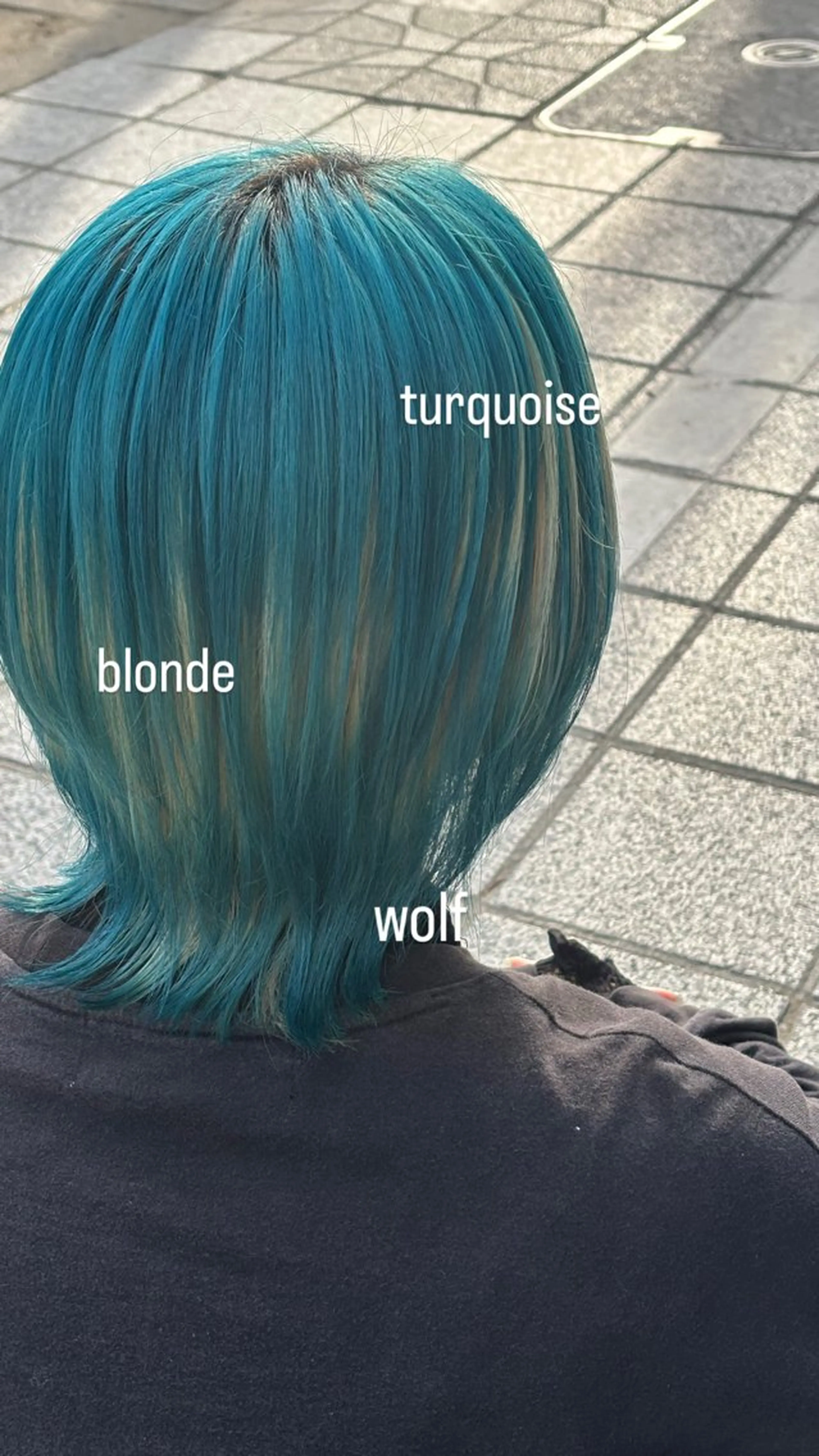 セミロング カラー ヘアカラー 🍓ハイトーンカラー 🎀nene🍓のヘアスタイル