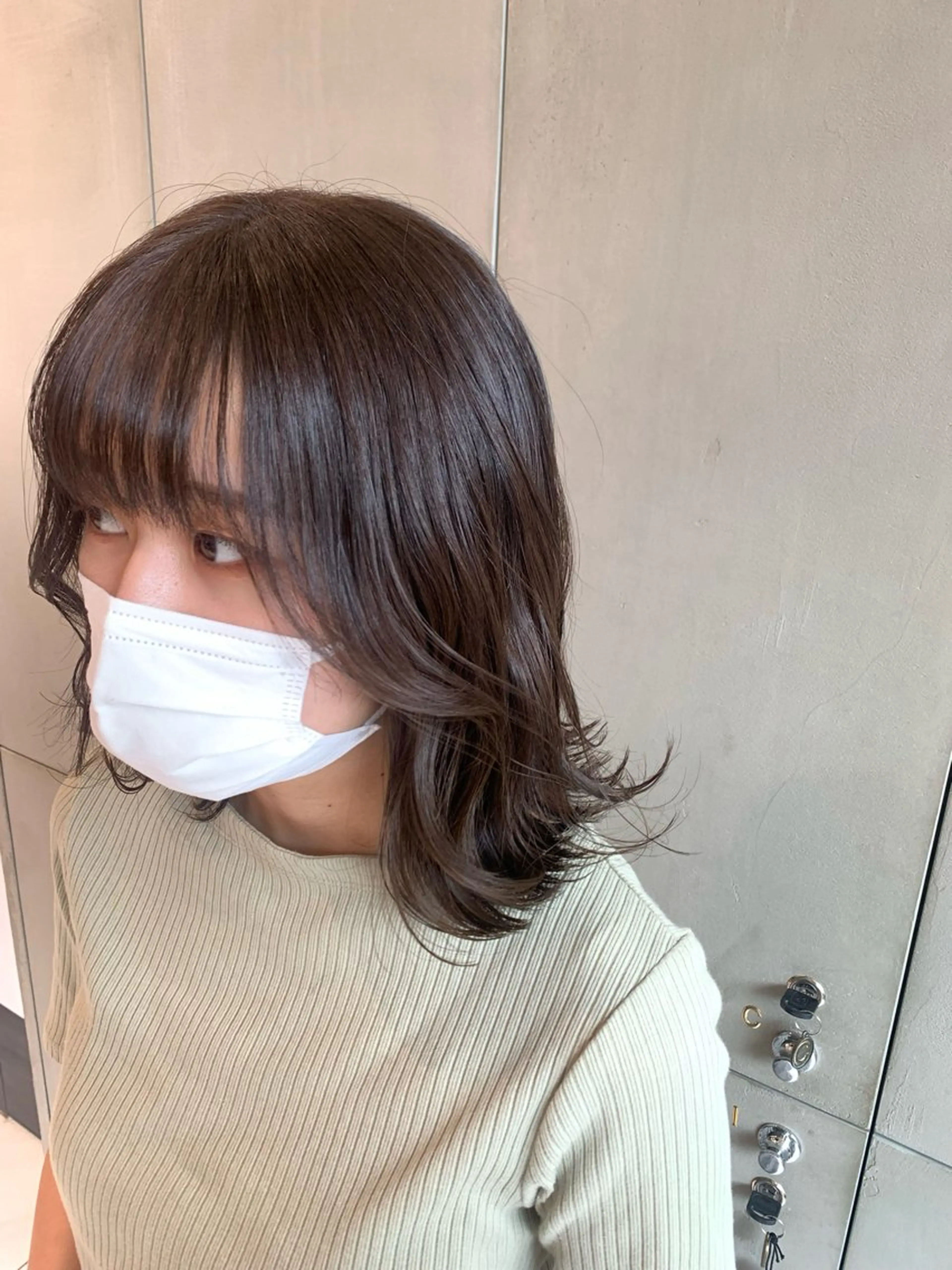 ミディアム カラー 声優オタク美容師🎀 𝑹𝑰𝑵𝑶𝑵のヘアスタイル