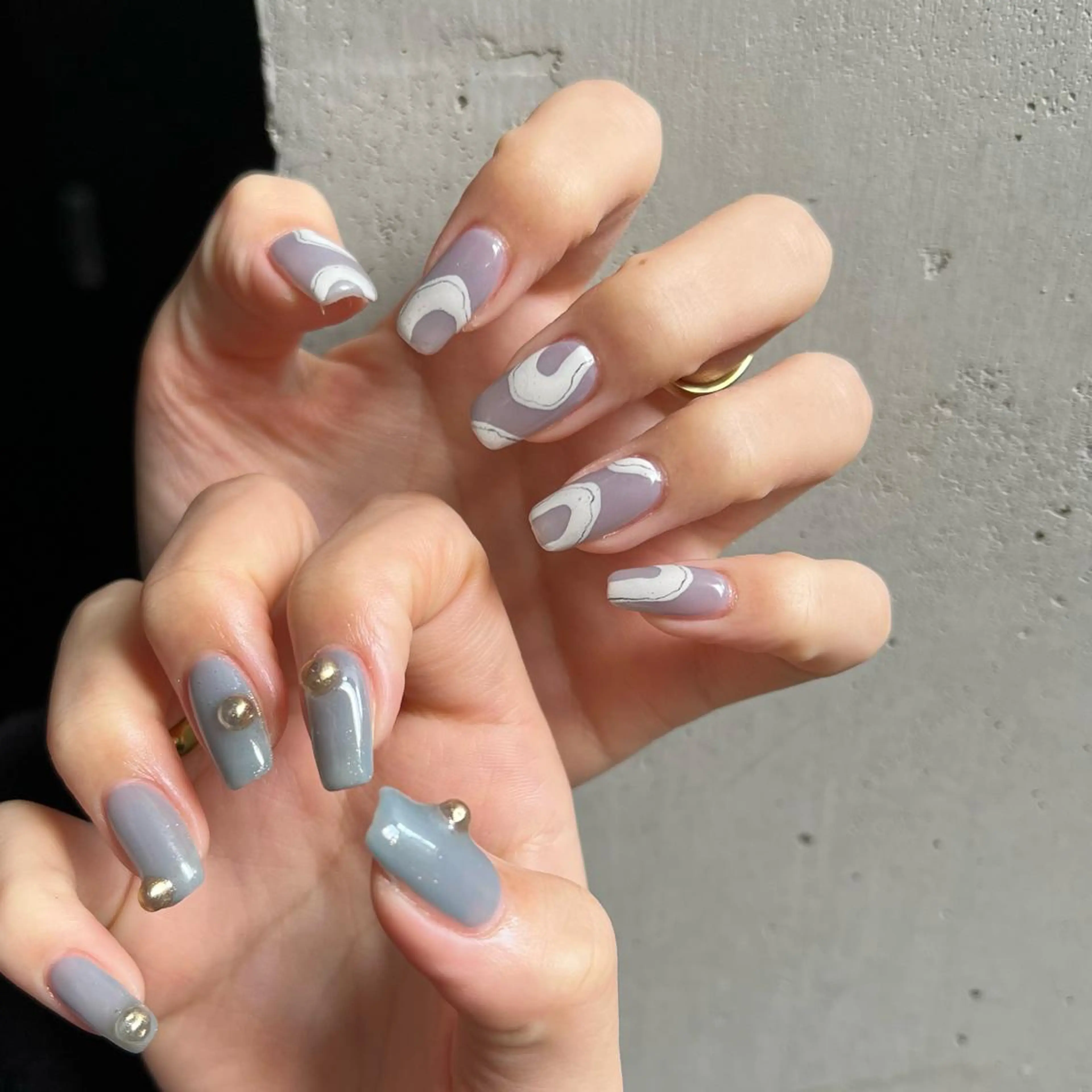 ネイル ハンドネイル nuás nailのネイルデザイン