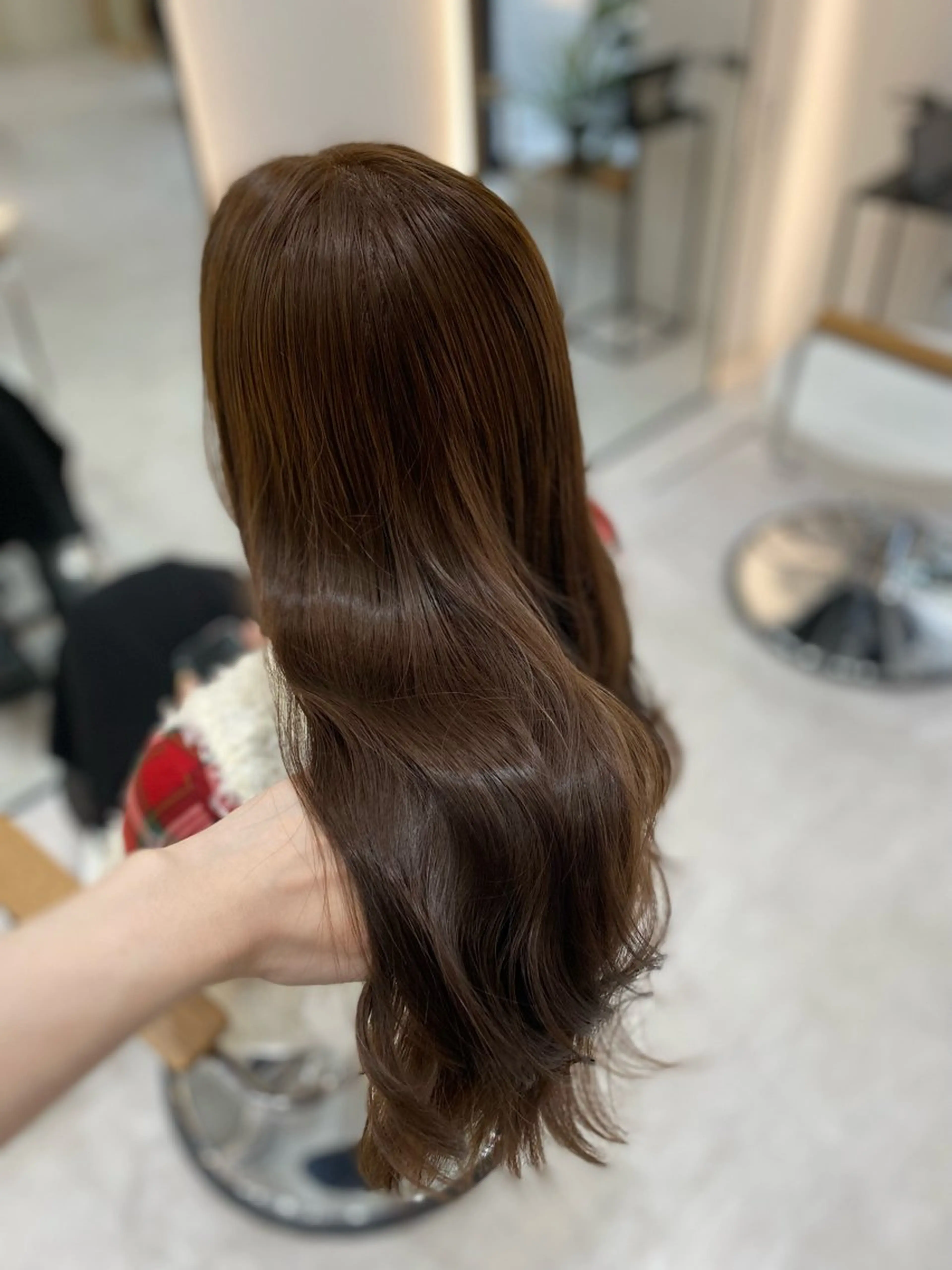 ロング カラー 艶髪・透明感カラー・ 韓国ヘア・Yuriのヘアスタイル