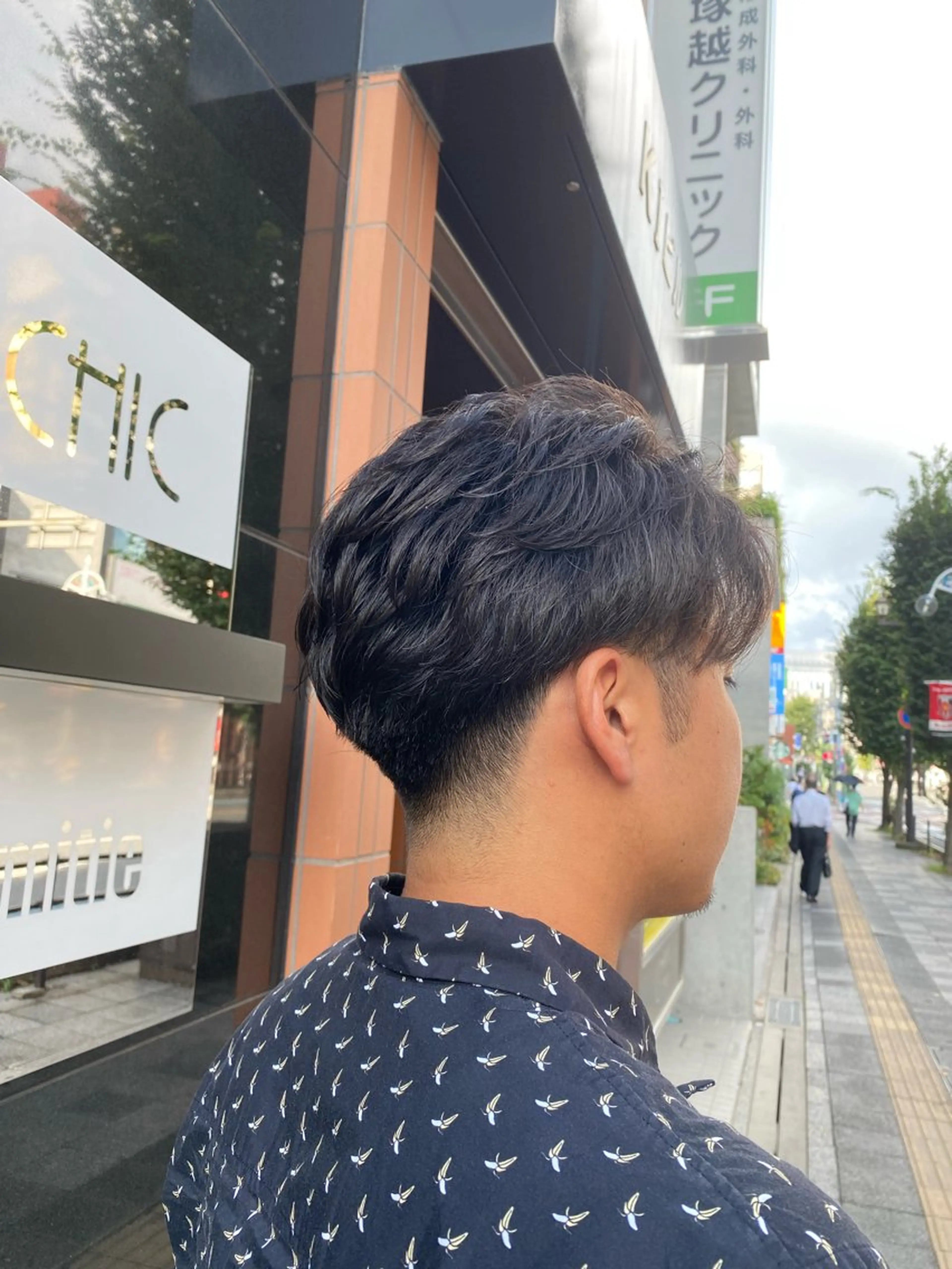パーマ メンズ CHIC 蘭のヘアスタイル