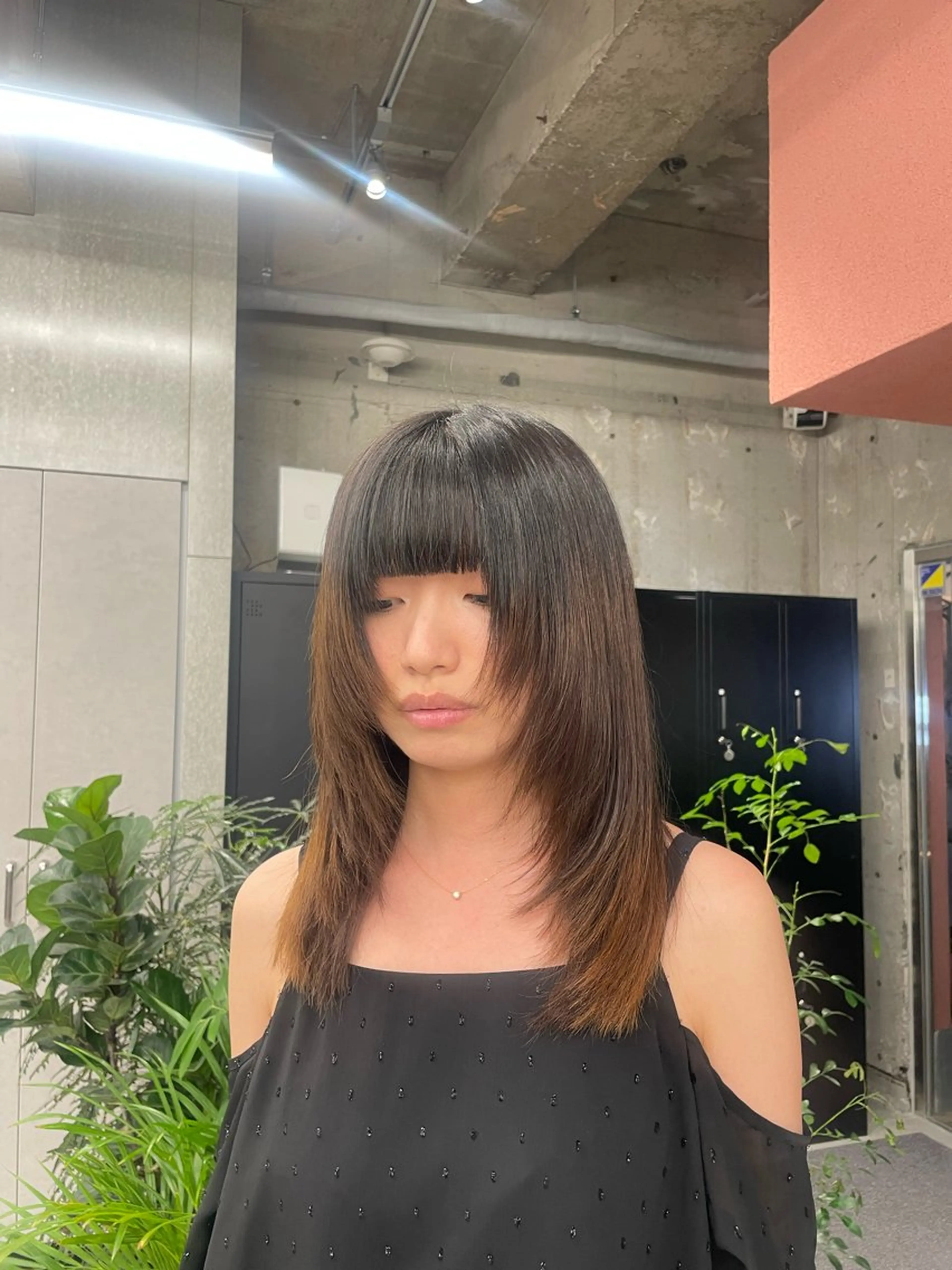 ロング 顔まわりレイヤー レイヤーカット レイヤーカット 🌺RYOKOのヘアスタイル