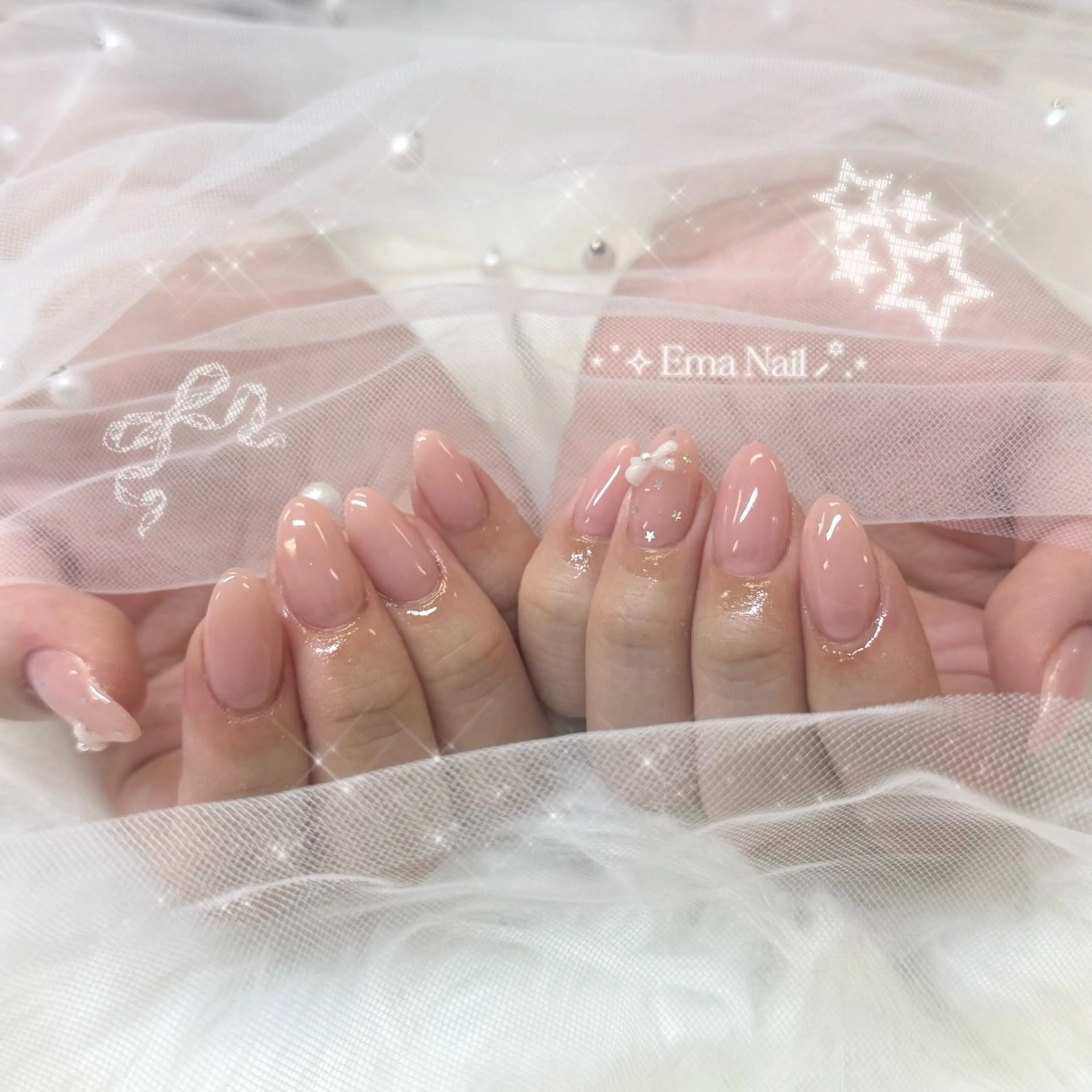 ネイル ハンドネイル EmaNail＋KIHAKUYA東大阪瓢箪山店所属・EmaNail YUIのネイルデザイン