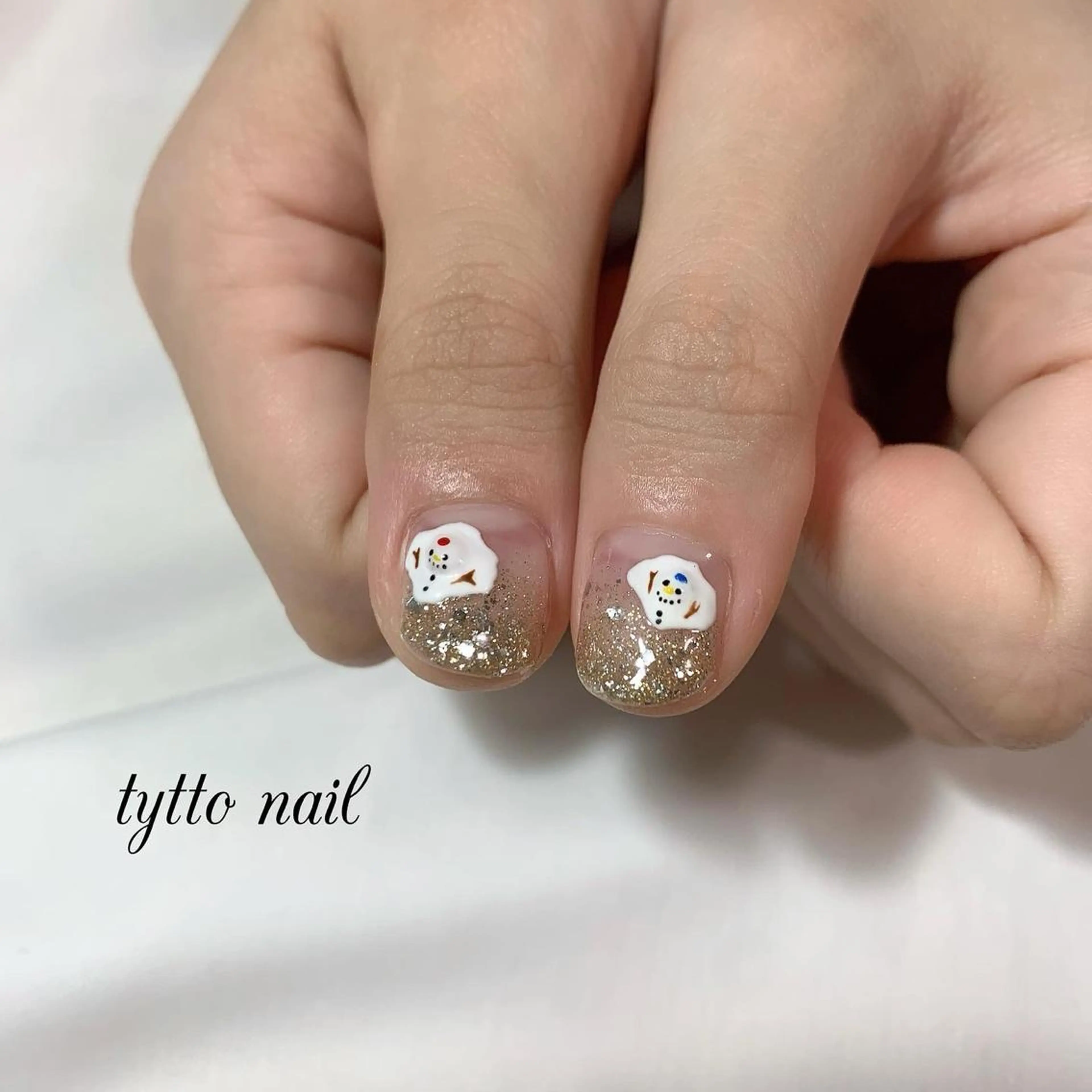 ネイル グラデーション キラキラネイル 韓国ネイル ラメ(グリッター) ラメグラデーション tytto nail ❤︎‪‪eri‪‪のネイルデザイン