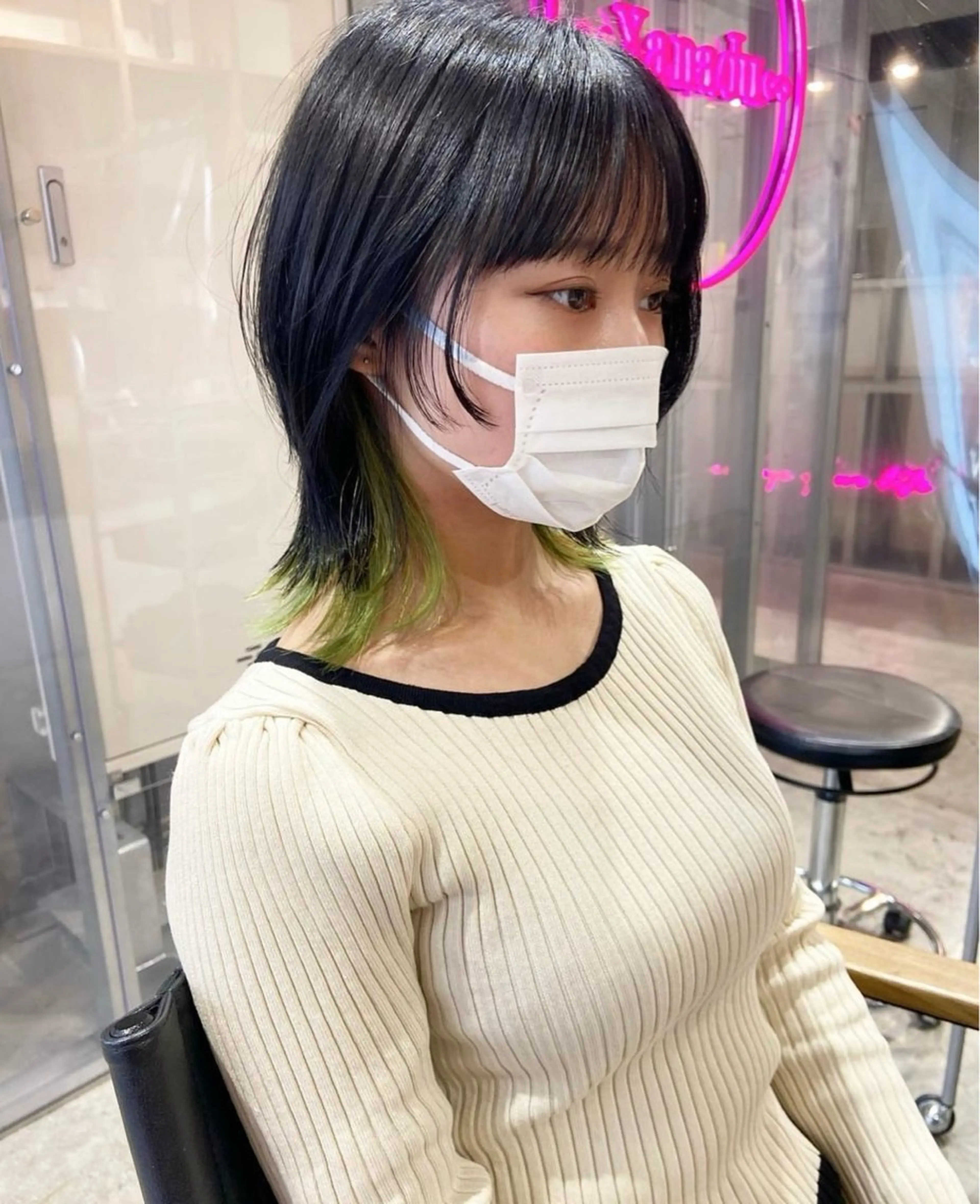 🍓ブリーチ➕カラー🍒【インナー、フェイスフレーミング、アンブレラ、ブロックカラー】の写真