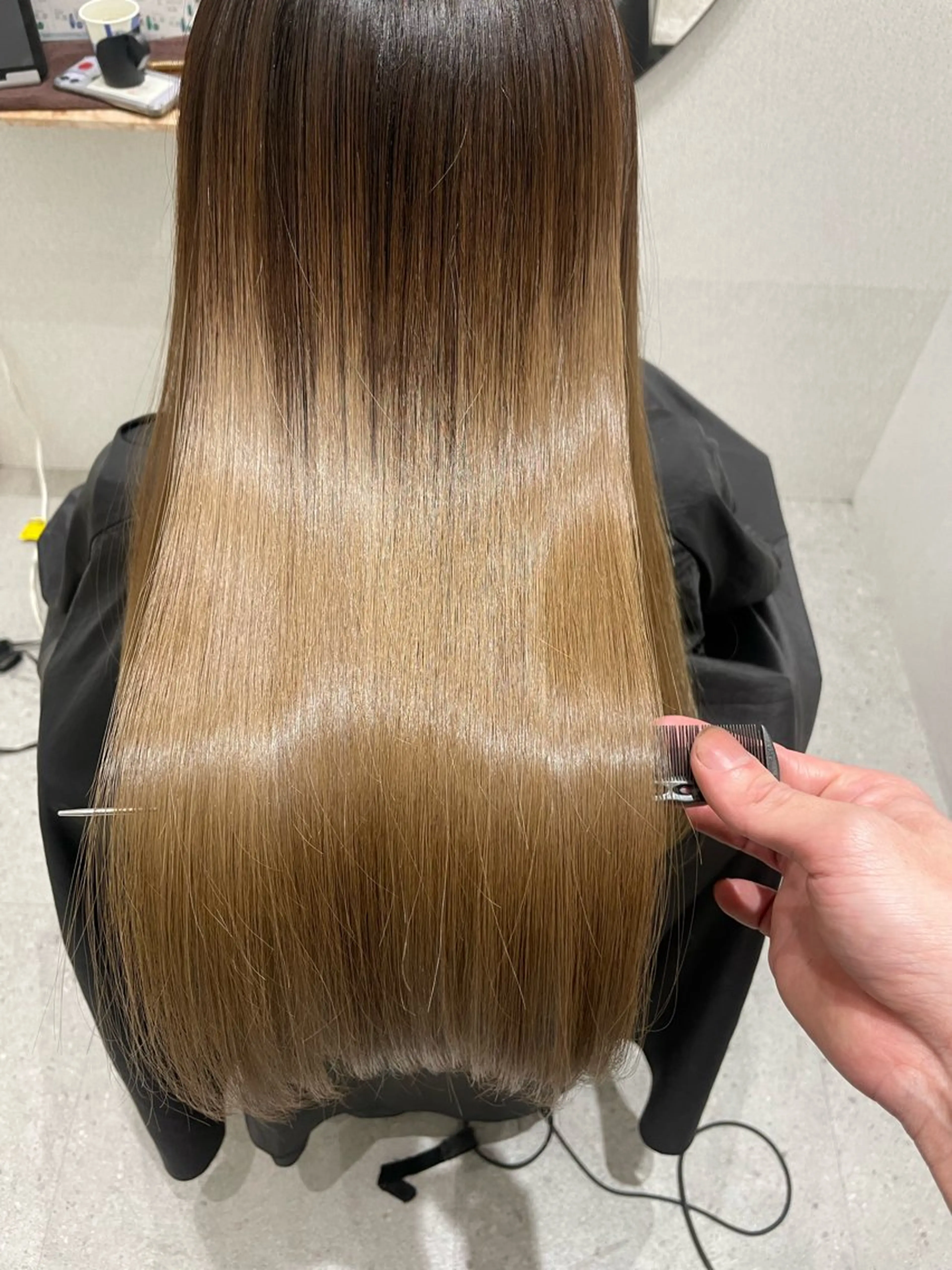 ロング 髪質改善 トリートメント カット トリートメント ⭐️千葉/髪質改善 ⭐️店長【森孝也】のヘアスタイル