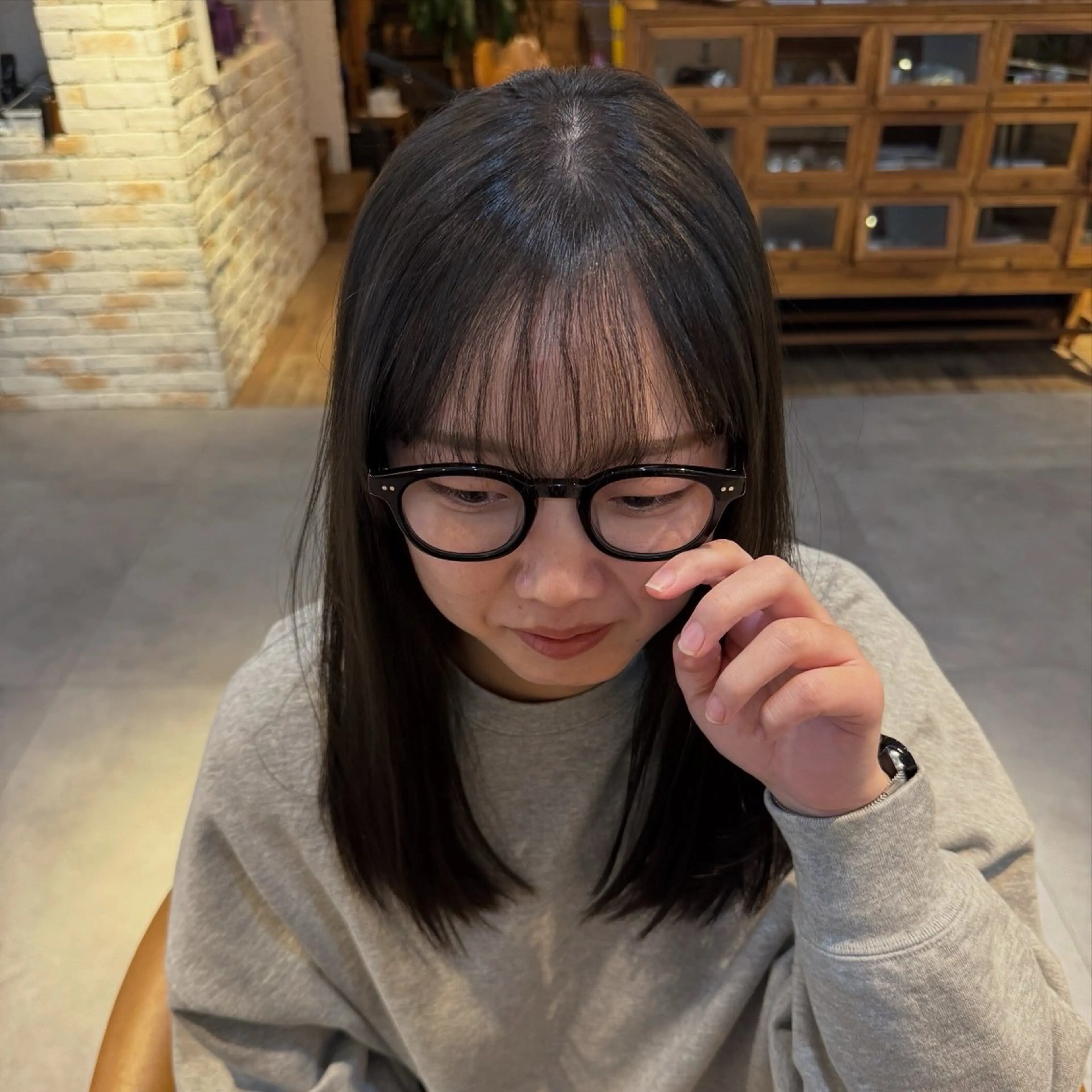 カラー 透明感カラー Hiyori/透明感 /ボブ/矢場町のヘアスタイル