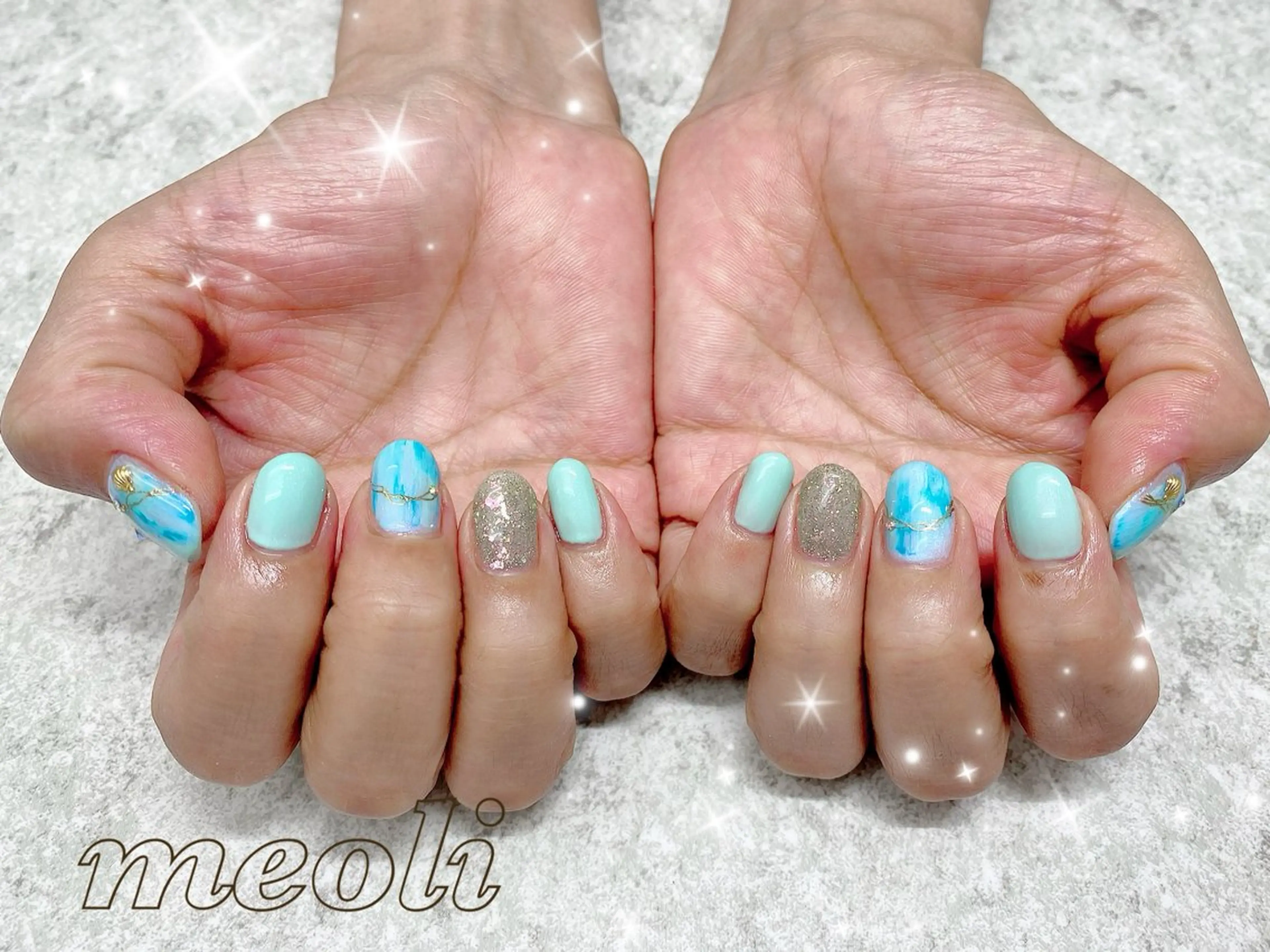 ネイル ハンドネイル nail salon meoli メグのネイルデザイン