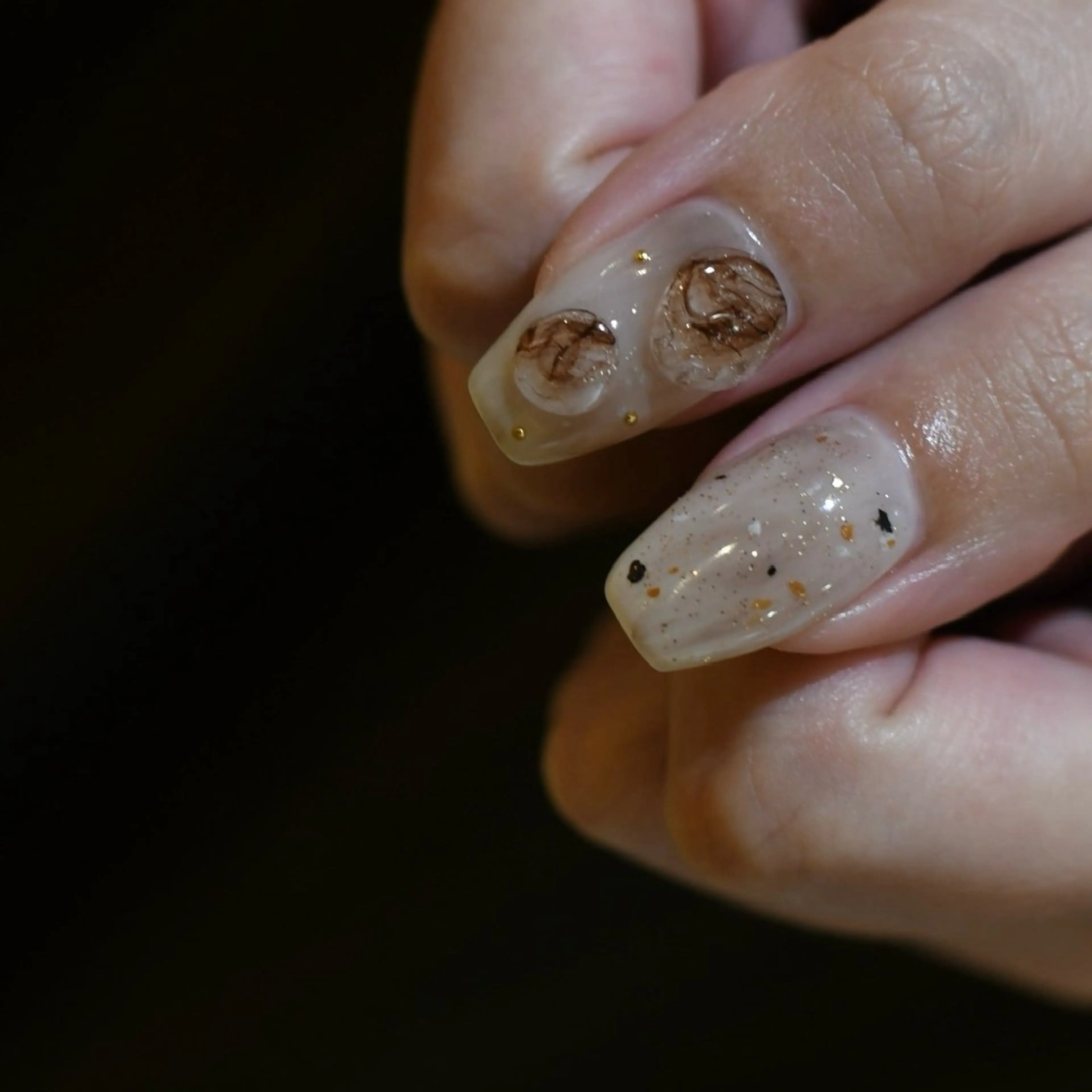 ネイル ニュアンスネイル ハンドネイル ハンドケア nuu栄 ユキ / 大人ニュアンスのネイルデザイン