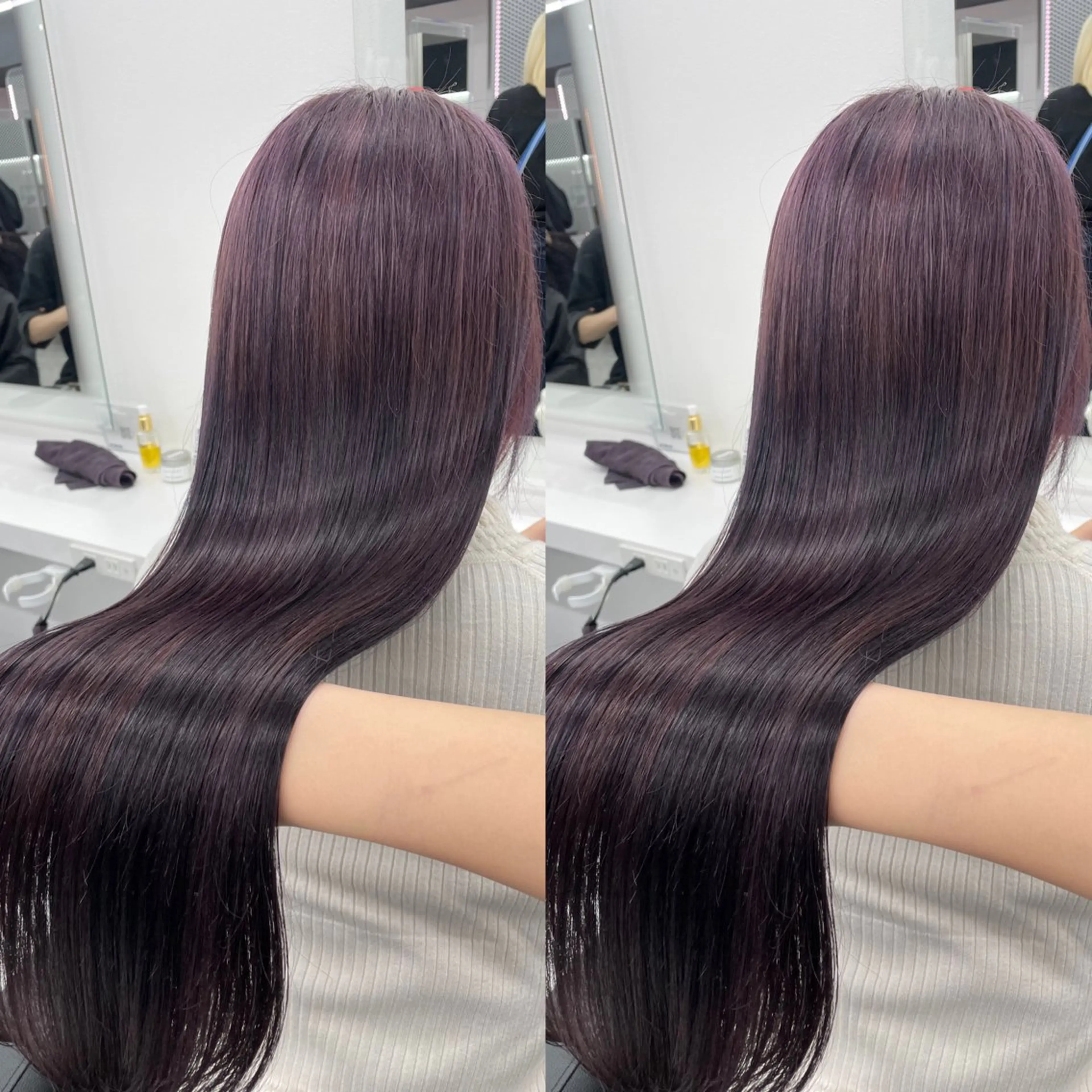 ロング まろっと艶感ブラウン ベージュ🤍まなかのヘアスタイル