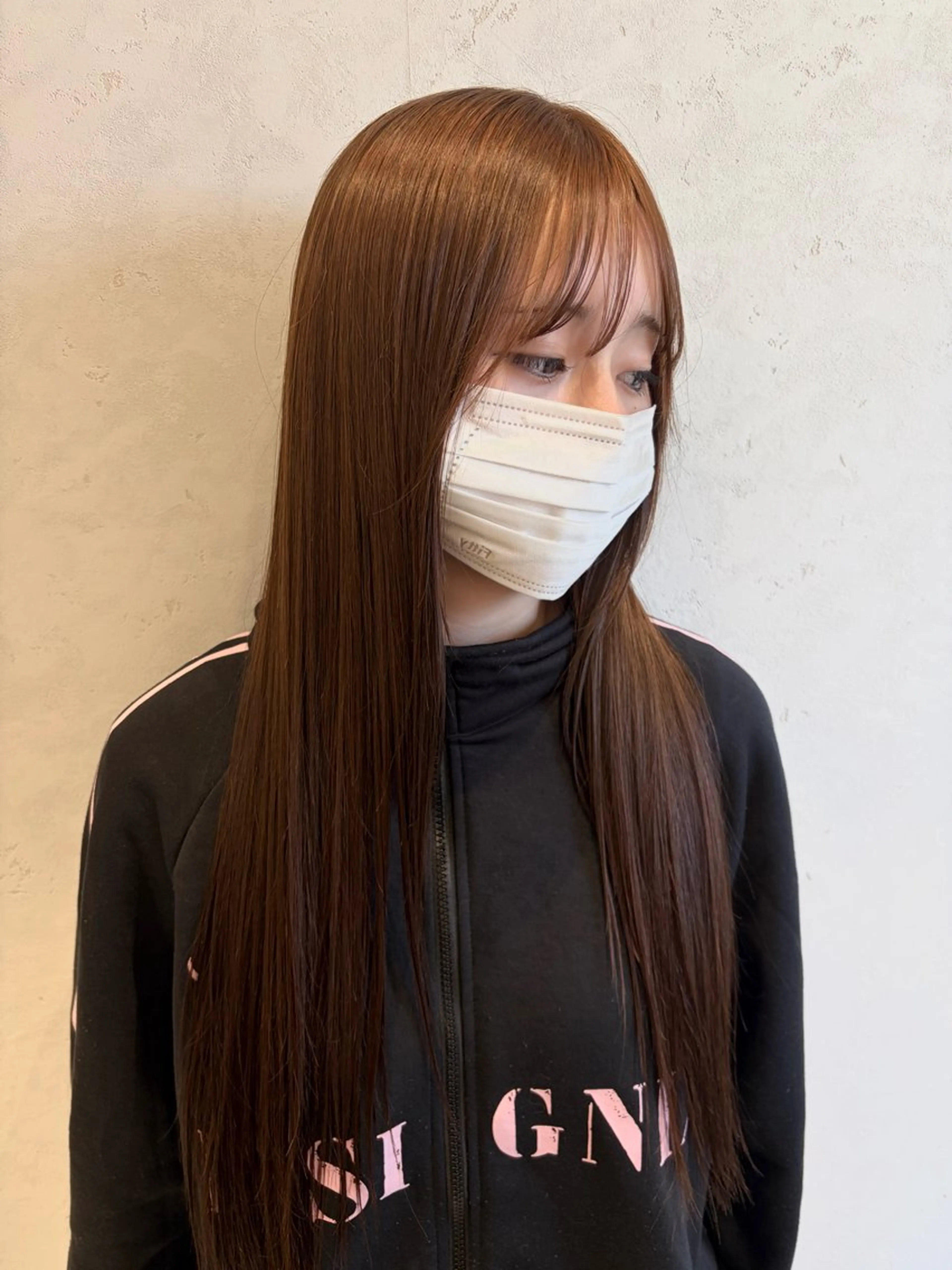 ロング ヘアカラー LuLu maoのヘアスタイル