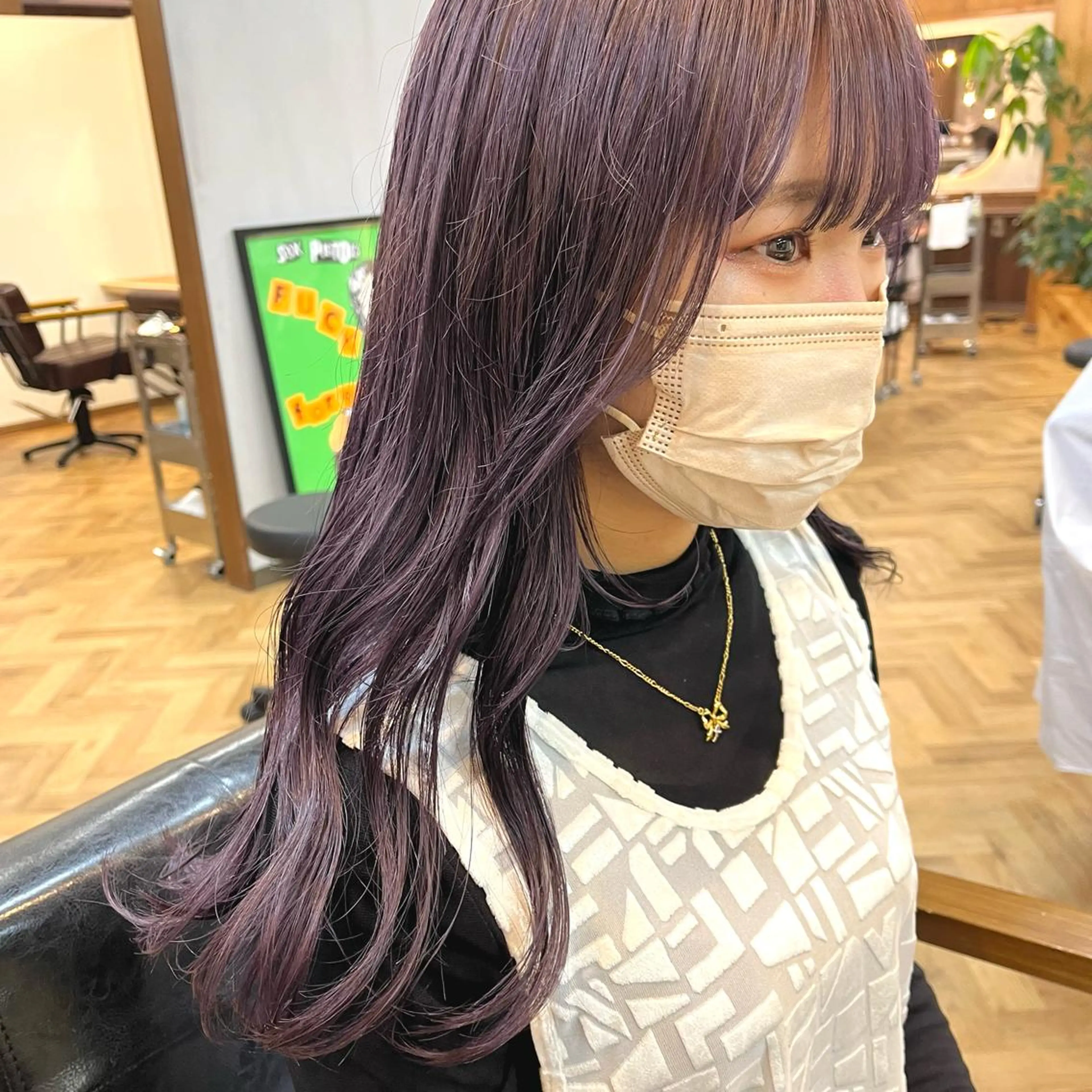 ロング カラー ena/ブリーチなし 透明感・レイヤー🎀のヘアスタイル