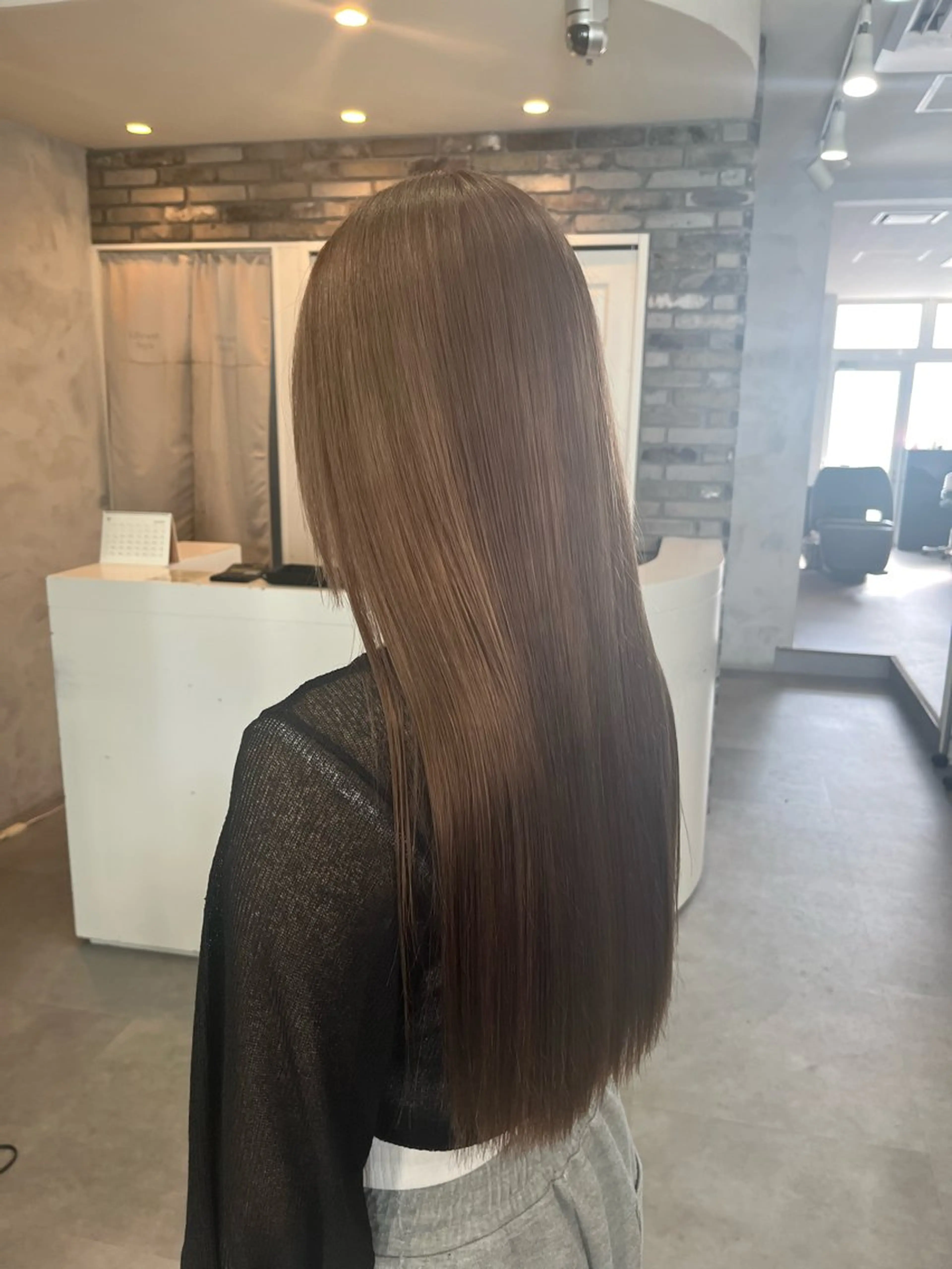 ロング カラー 平尾/高宮/艶カラー /ハイライト/綜一郎のヘアスタイル