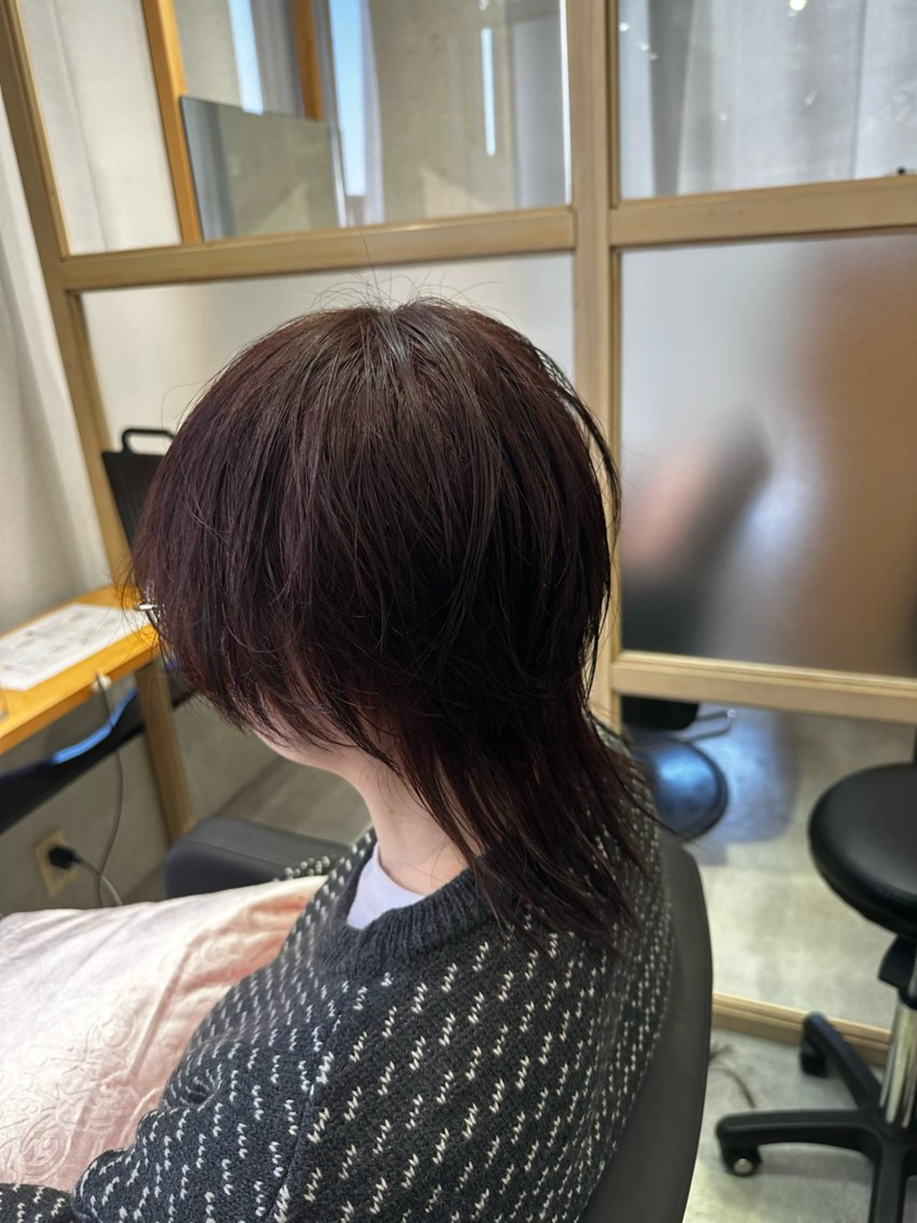 ミディアム カラー カット ヘアカラー トリートメント JOS所属・上野/エフェクトブリ ーチ✂︎touiのヘアスタイル