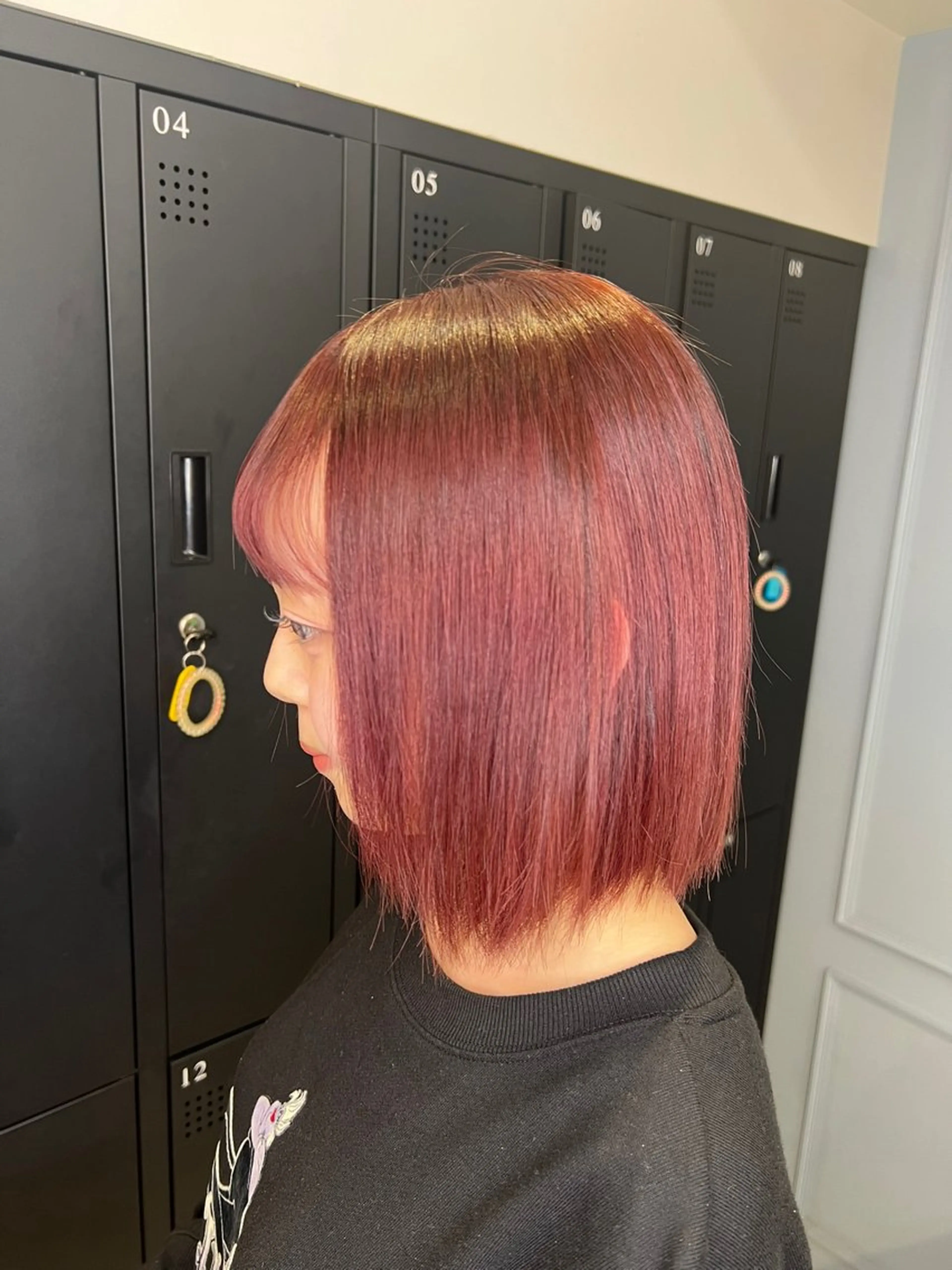 ミディアム カラー ベージュカラー ブリーチ ケアブリーチ 透明感カラー デザインカラー 渋谷ハイトーン/髪質 改善/かすが🪽🫧のヘアスタイル