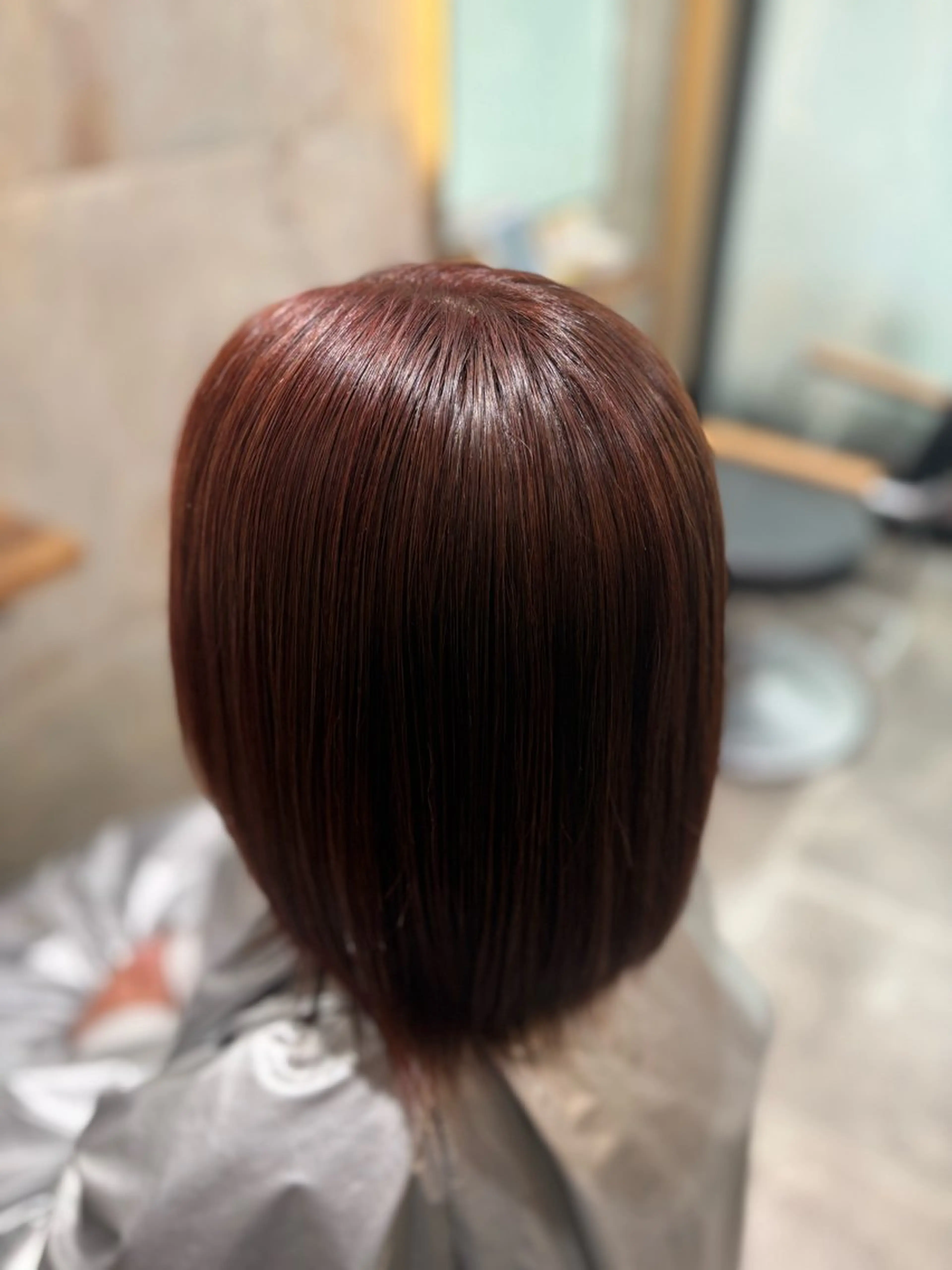 ミディアム カラー Lafith ミネオアリサのヘアスタイル
