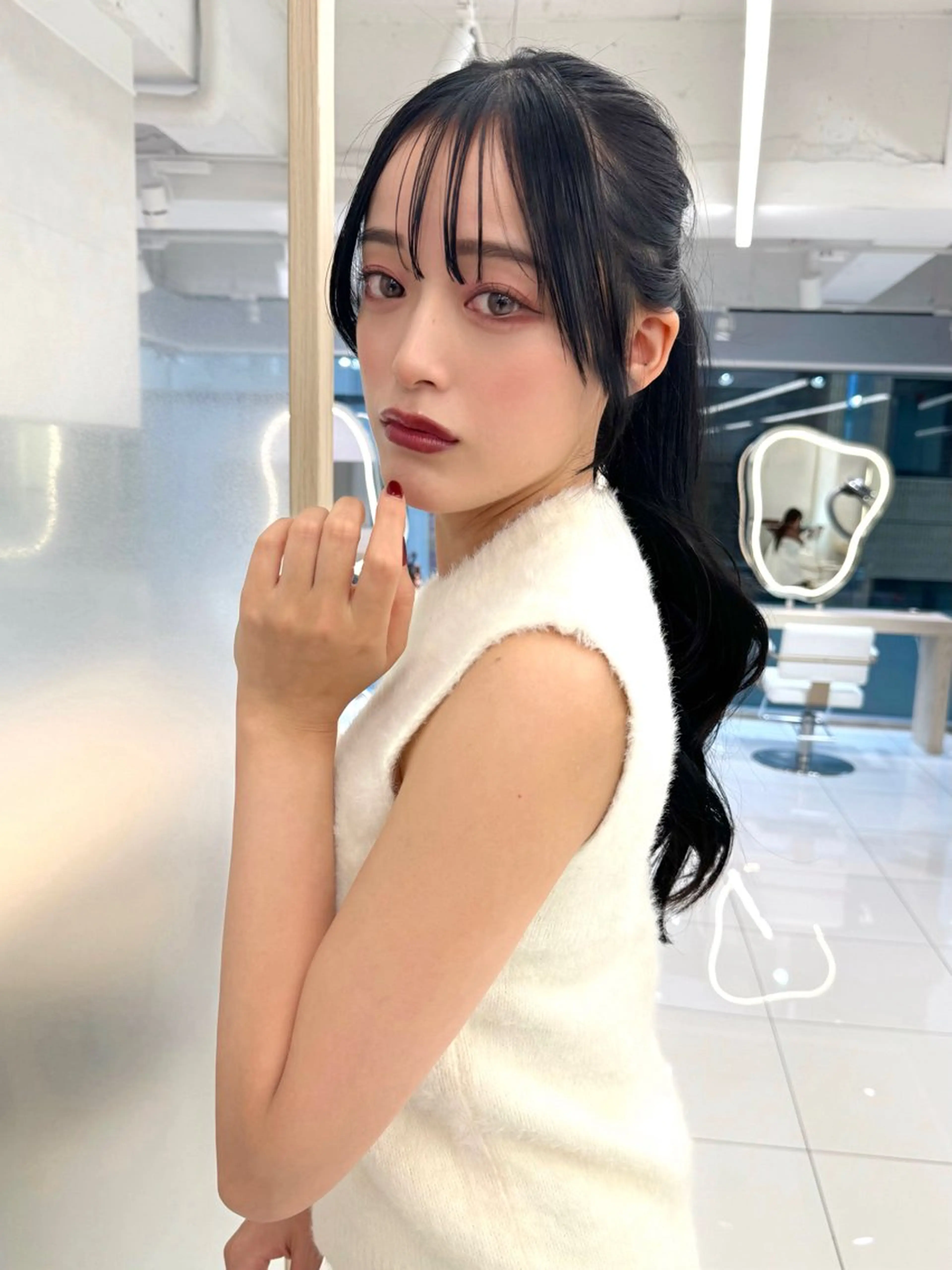 ロング 顔周り🇰🇷韓国 レイヤー/いづみ💞のヘアスタイル