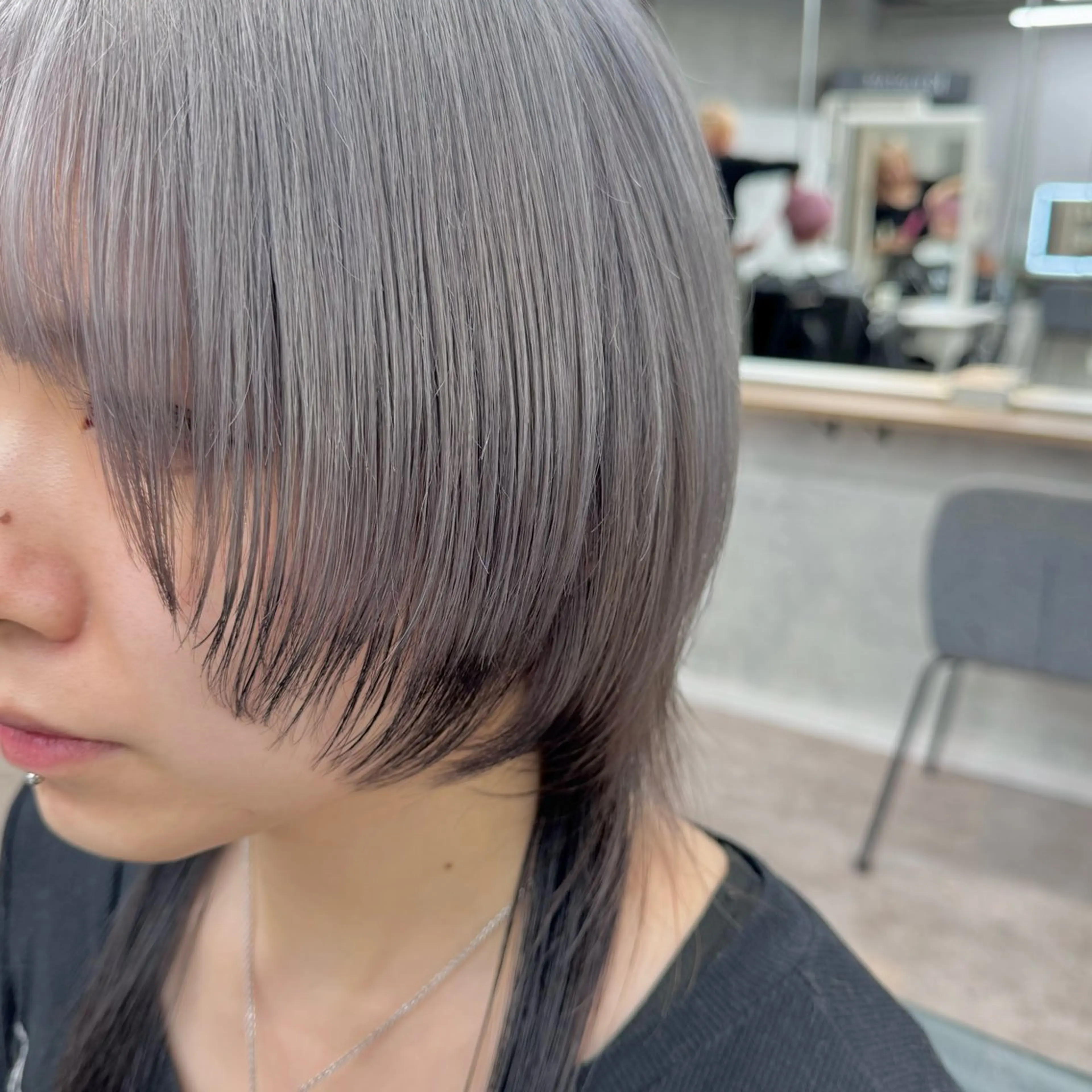 ミディアム カラー JUNSHIN🦋 ヘアセット／カラーのヘアスタイル