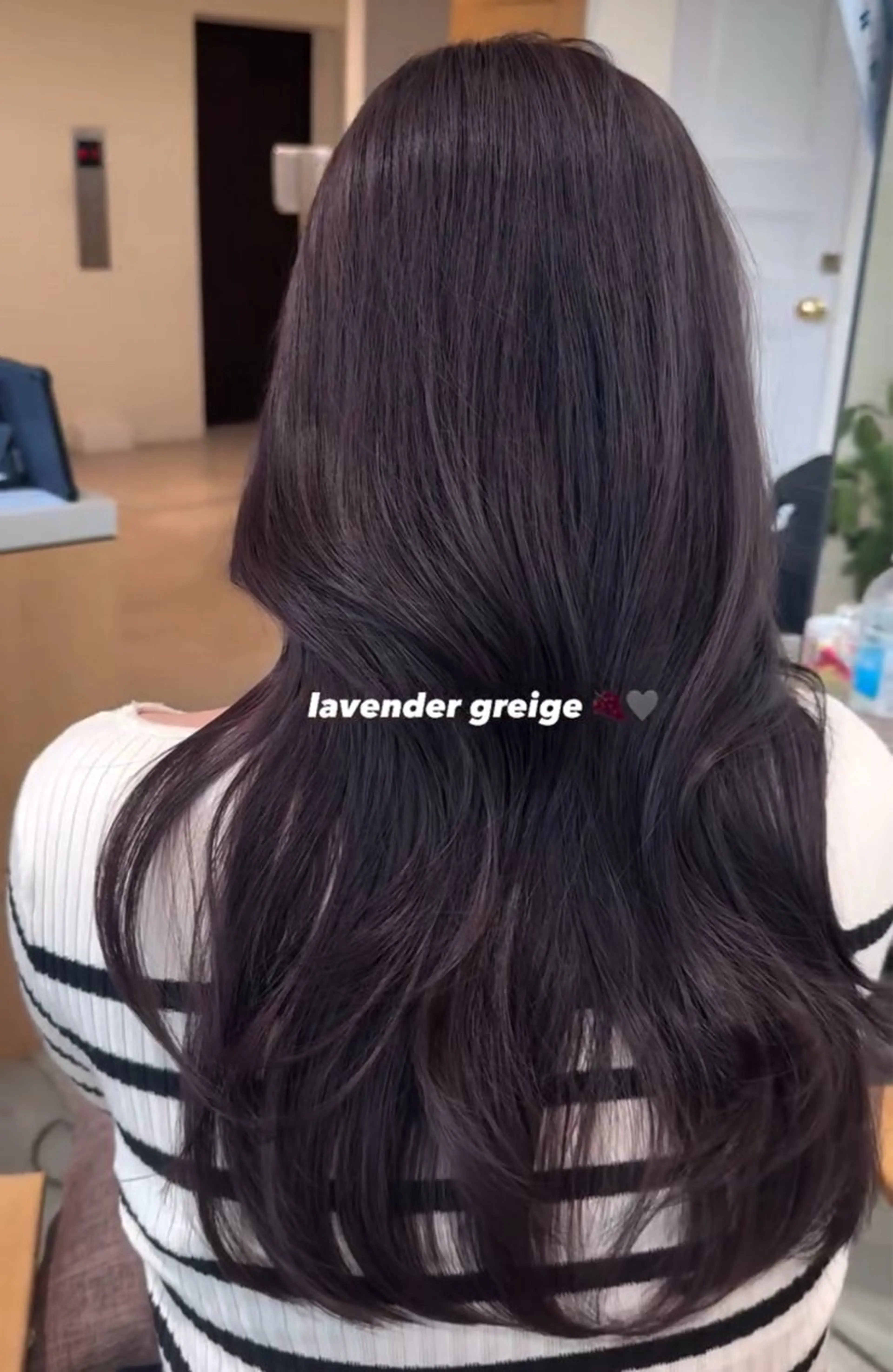 ロング カラー 銀座/透明感カラー /縮毛矯正/うーのヘアスタイル