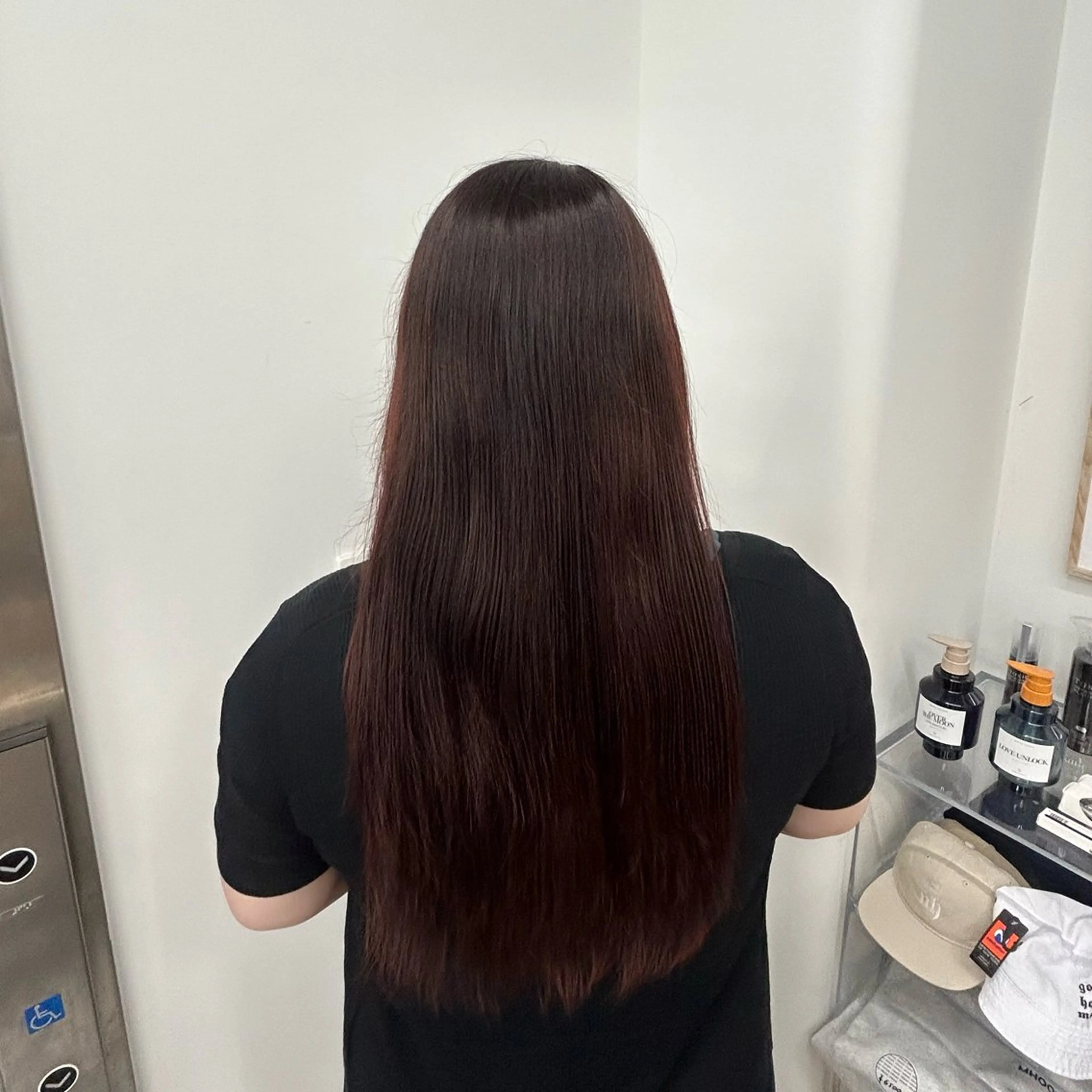 ロング カラー ハルカ 透明感カラー 美髪縮毛矯正🥣のヘアスタイル