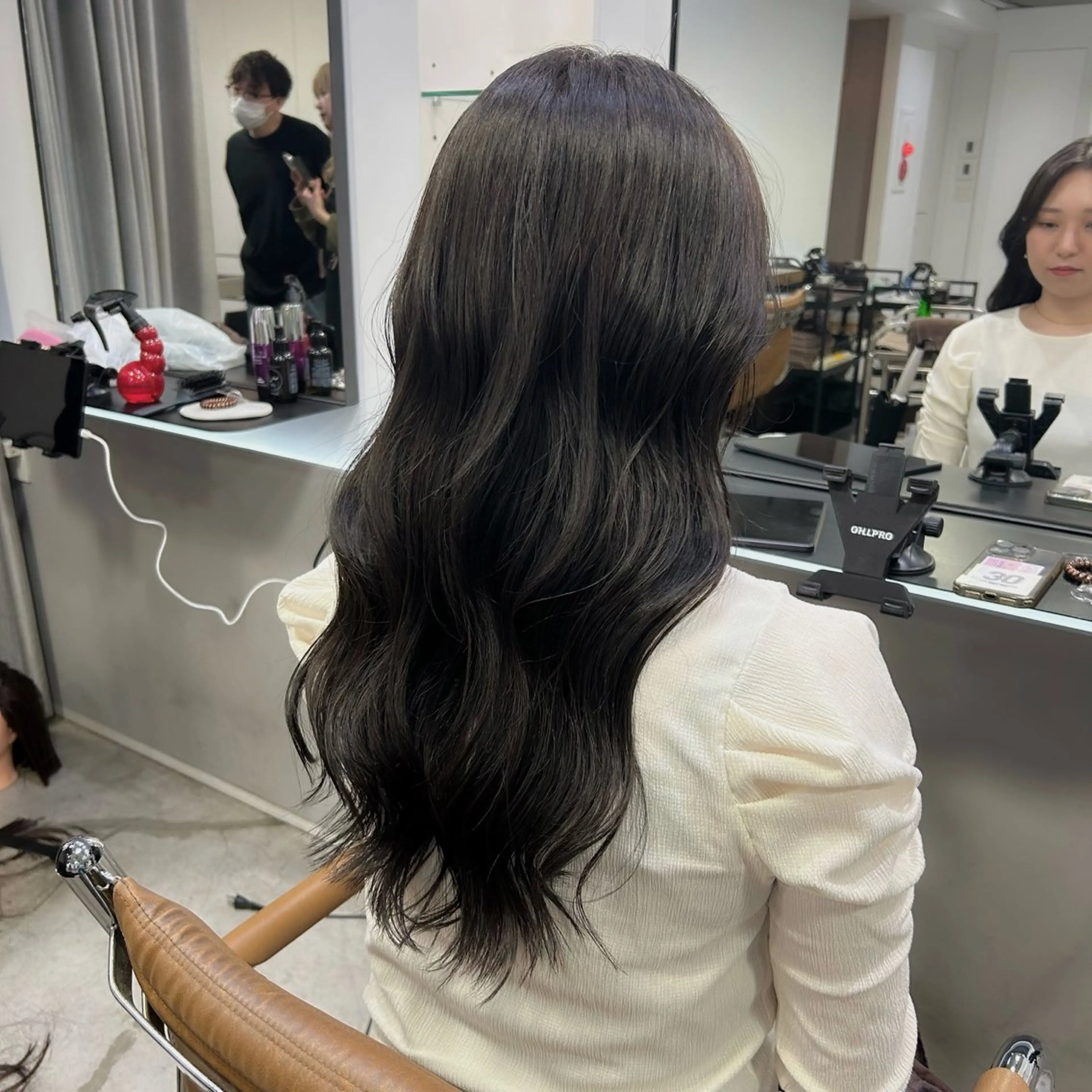 ロング カラー ブラウンカラー 透明感カラー 🧣艶カラー・ヘア セット Chie🧸のヘアスタイル