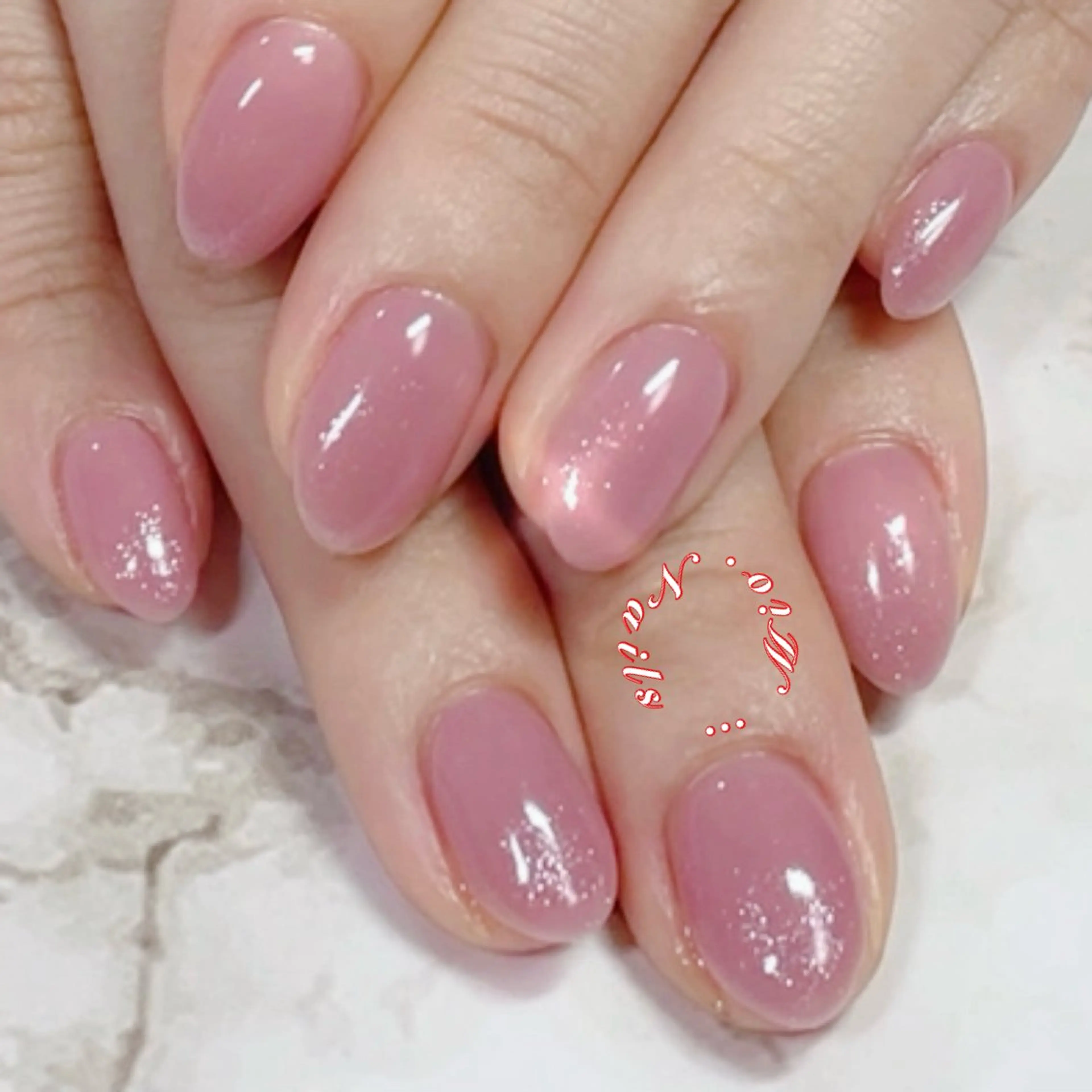 ネイル ジェルネイル ワンカラーネイル .Nails Mio 赤羽西ネイルサロンのネイルデザイン